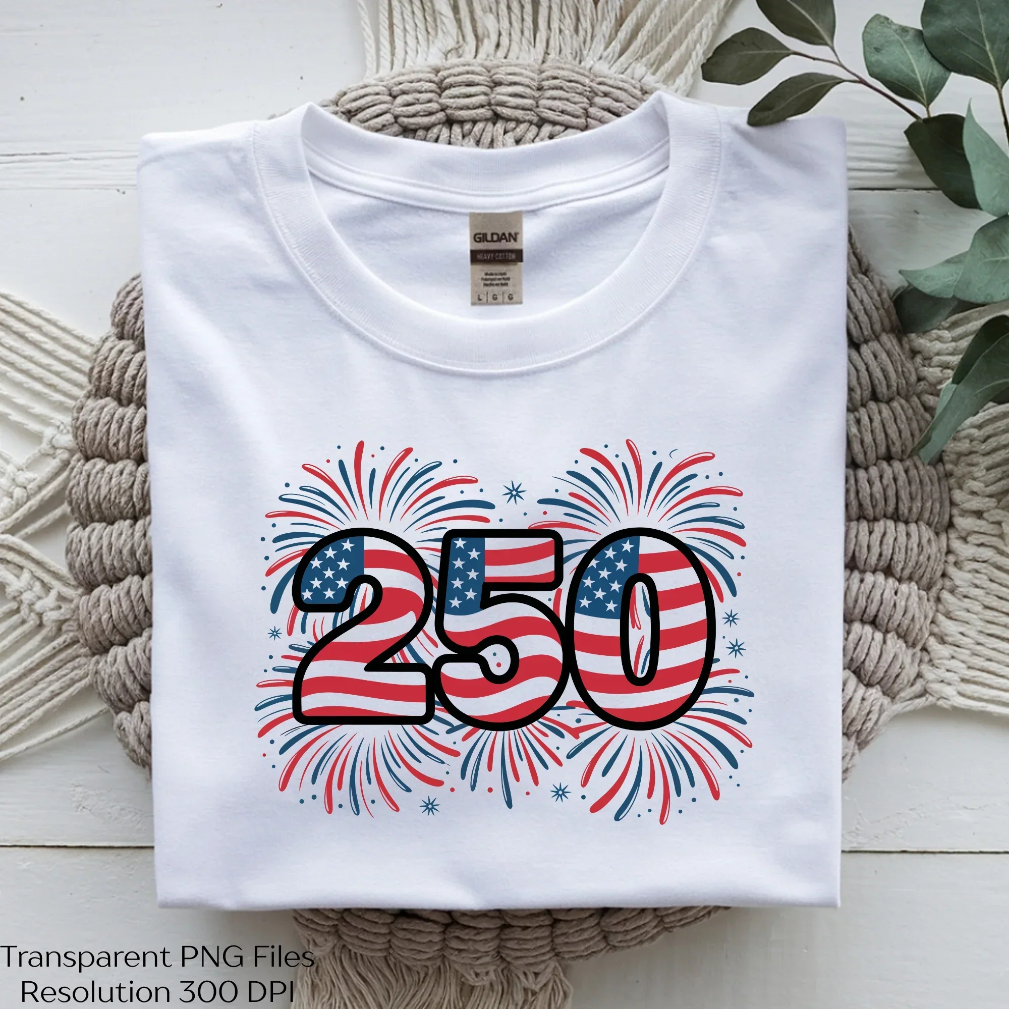 250th Anniversary Patriotic July 4th USA Clipart Bundle