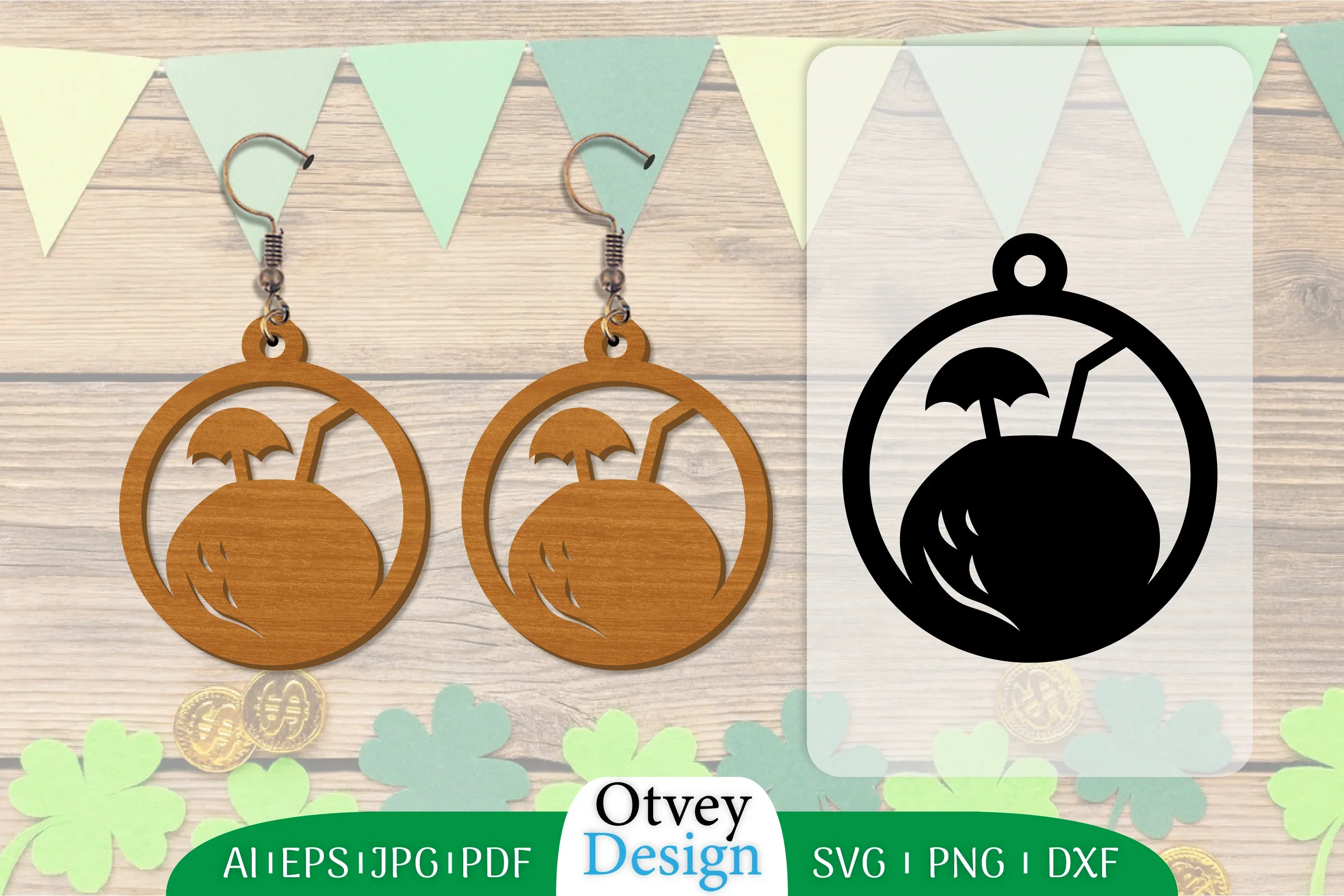 Earring Summer Lasercut SVG Bundle