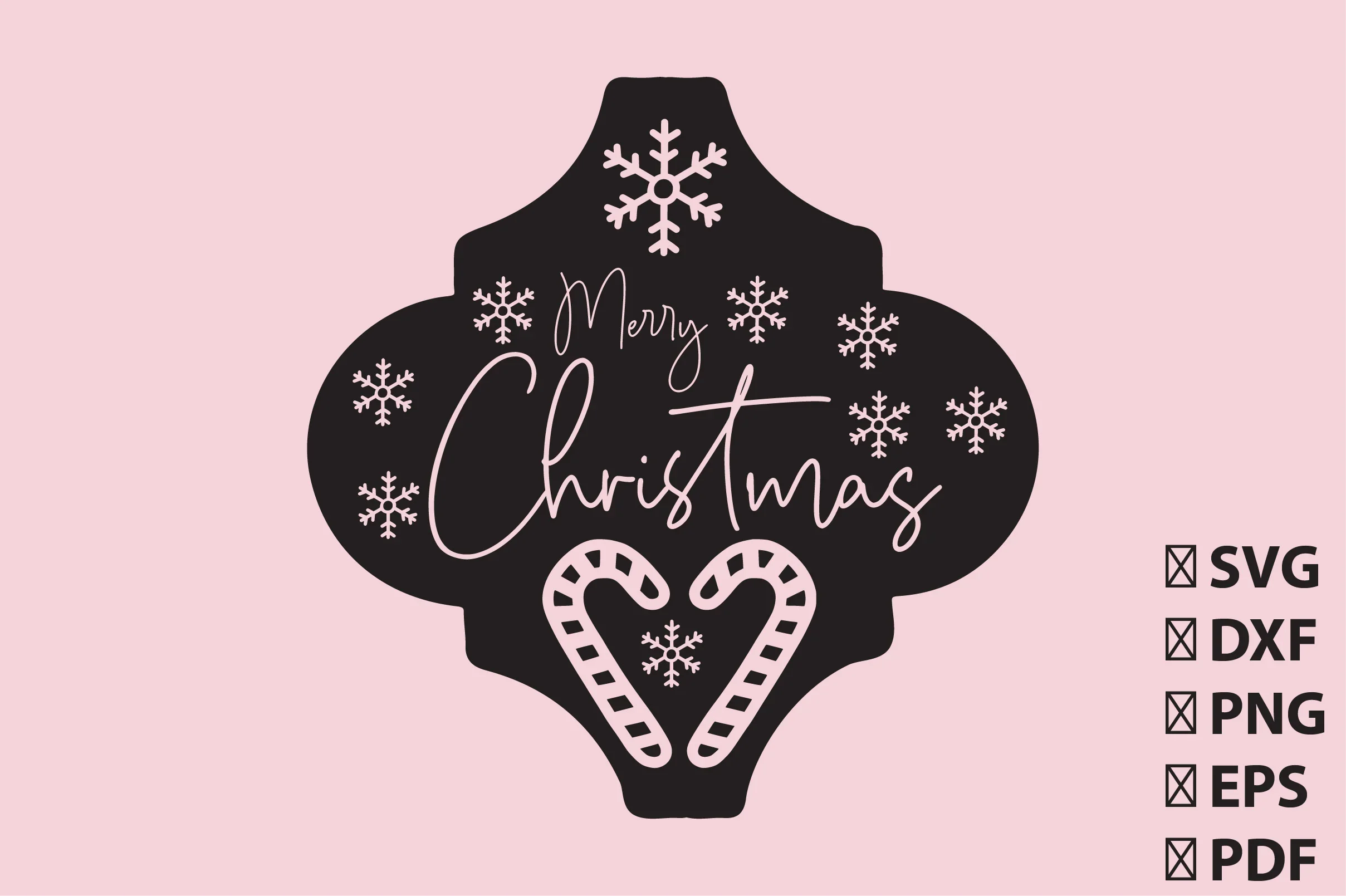 3D Christmas Arabesque Ornament SVG Bundle - Image 3