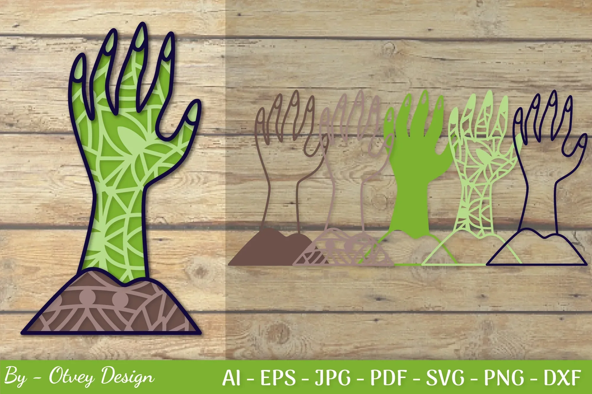 3D Layered Halloween SVG Bundle