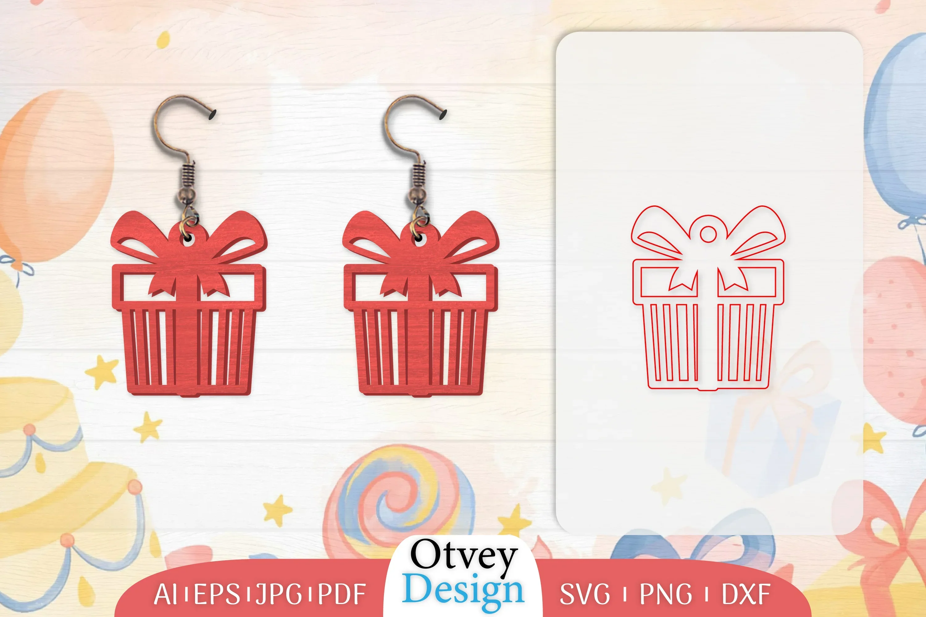 46th Birthday Earrings Lasercut SVG Bundle