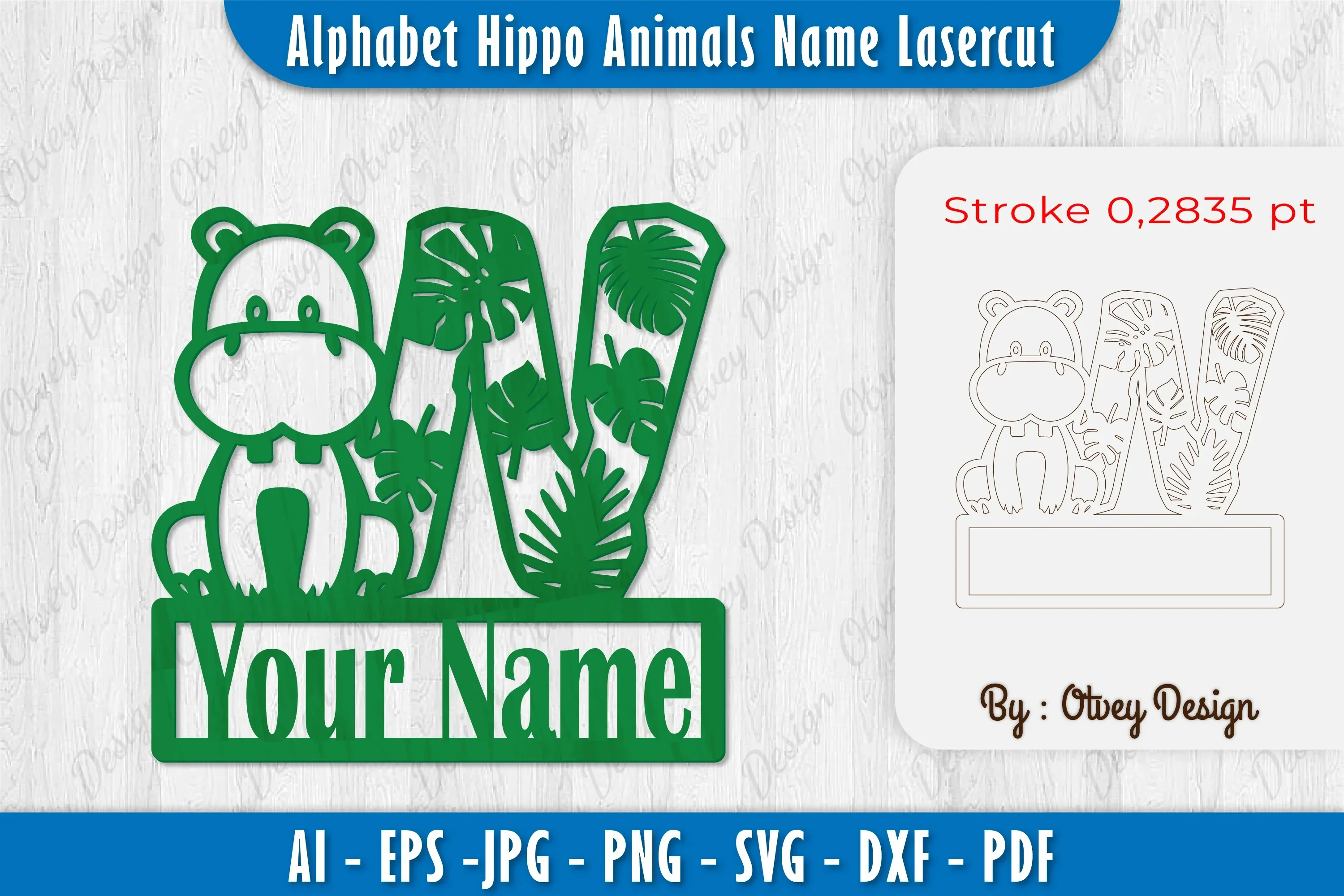 W-Your Name SVG Bundle