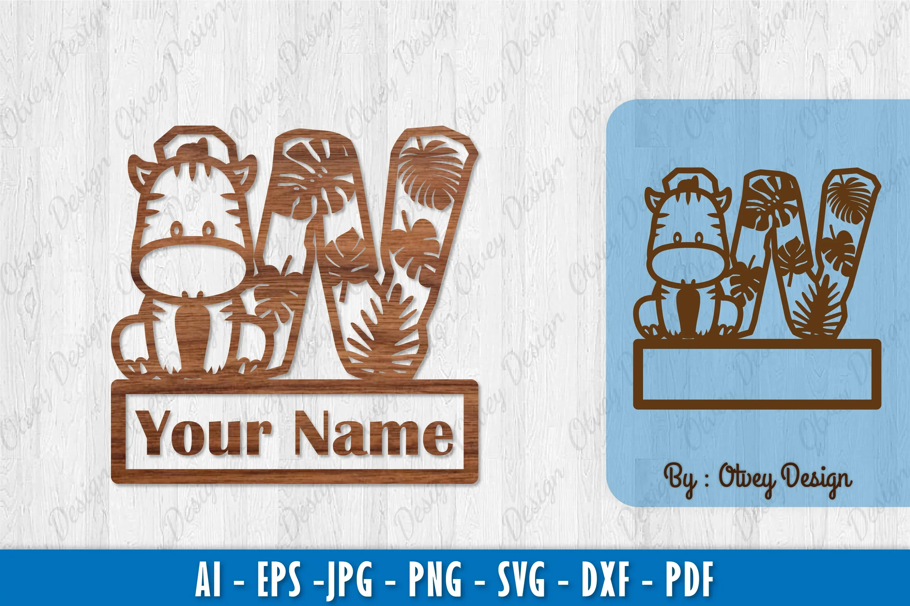 W-Your Name SVG Bundle