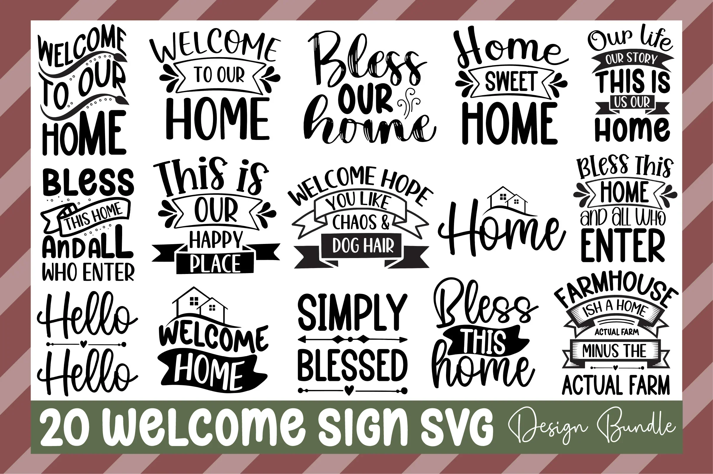A Welcome SVG Bundle