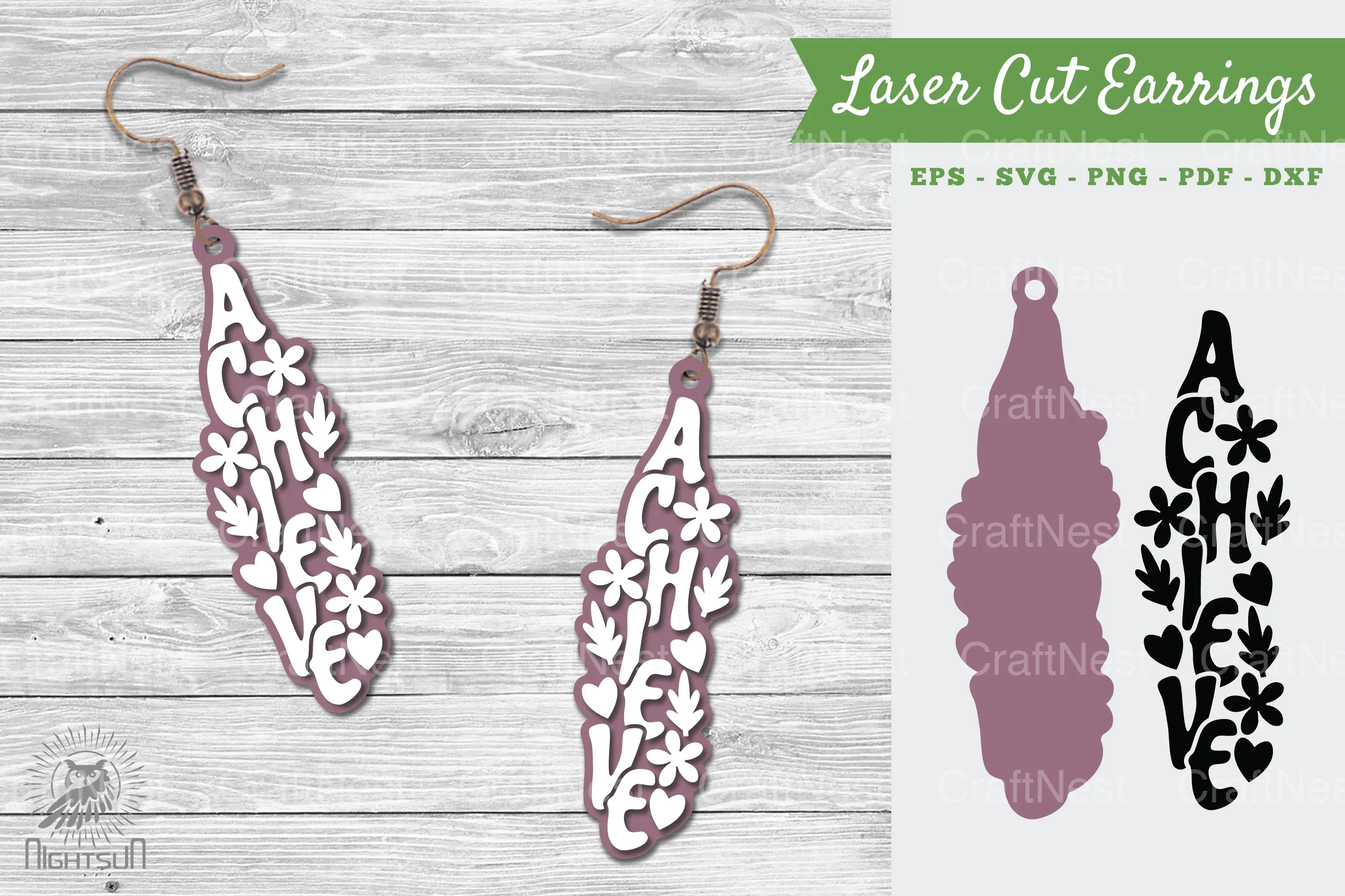 Achieve Laser Cut Earrings Design Bundle