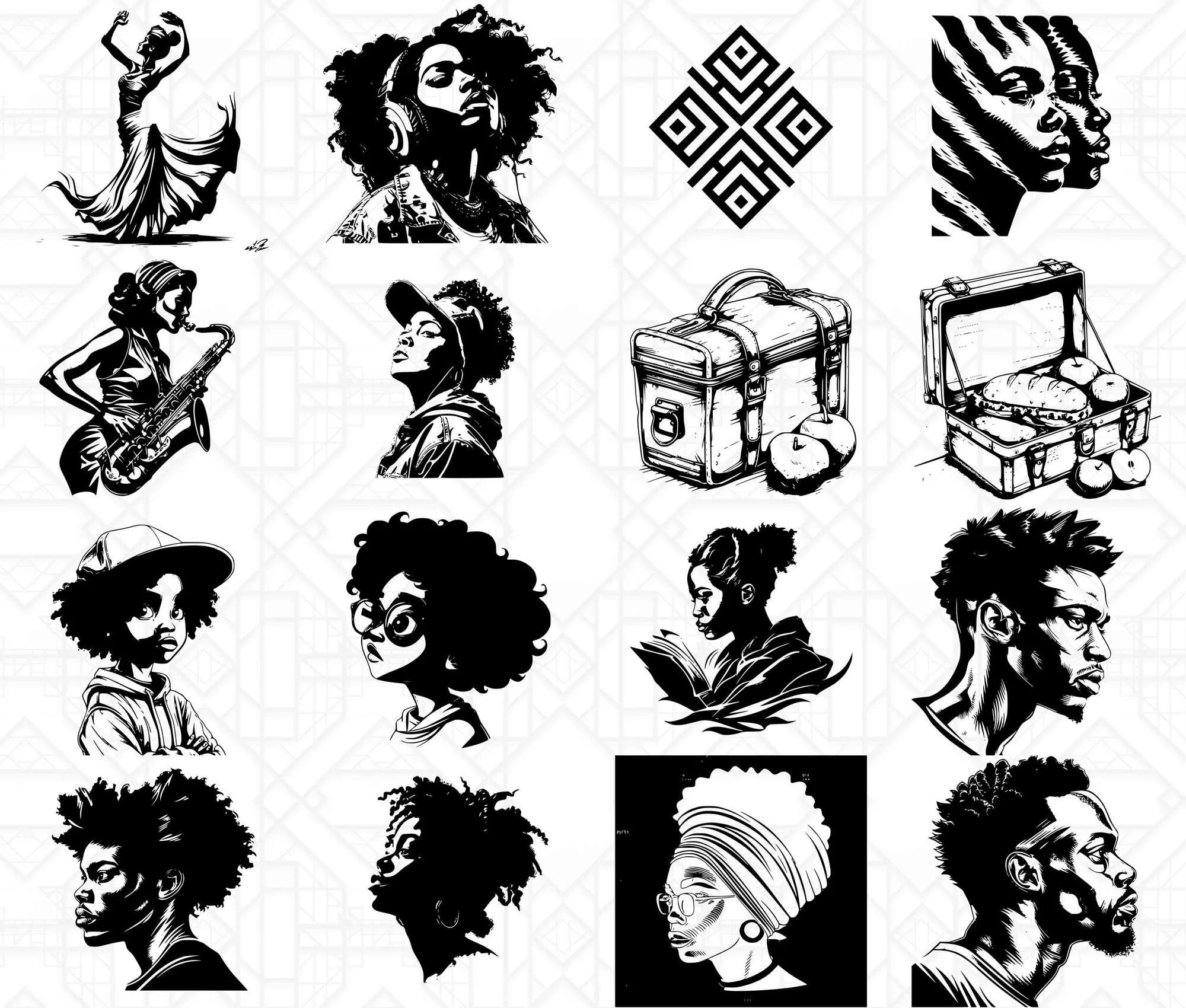 Afro American Back To School SVG Bundle - Image 2