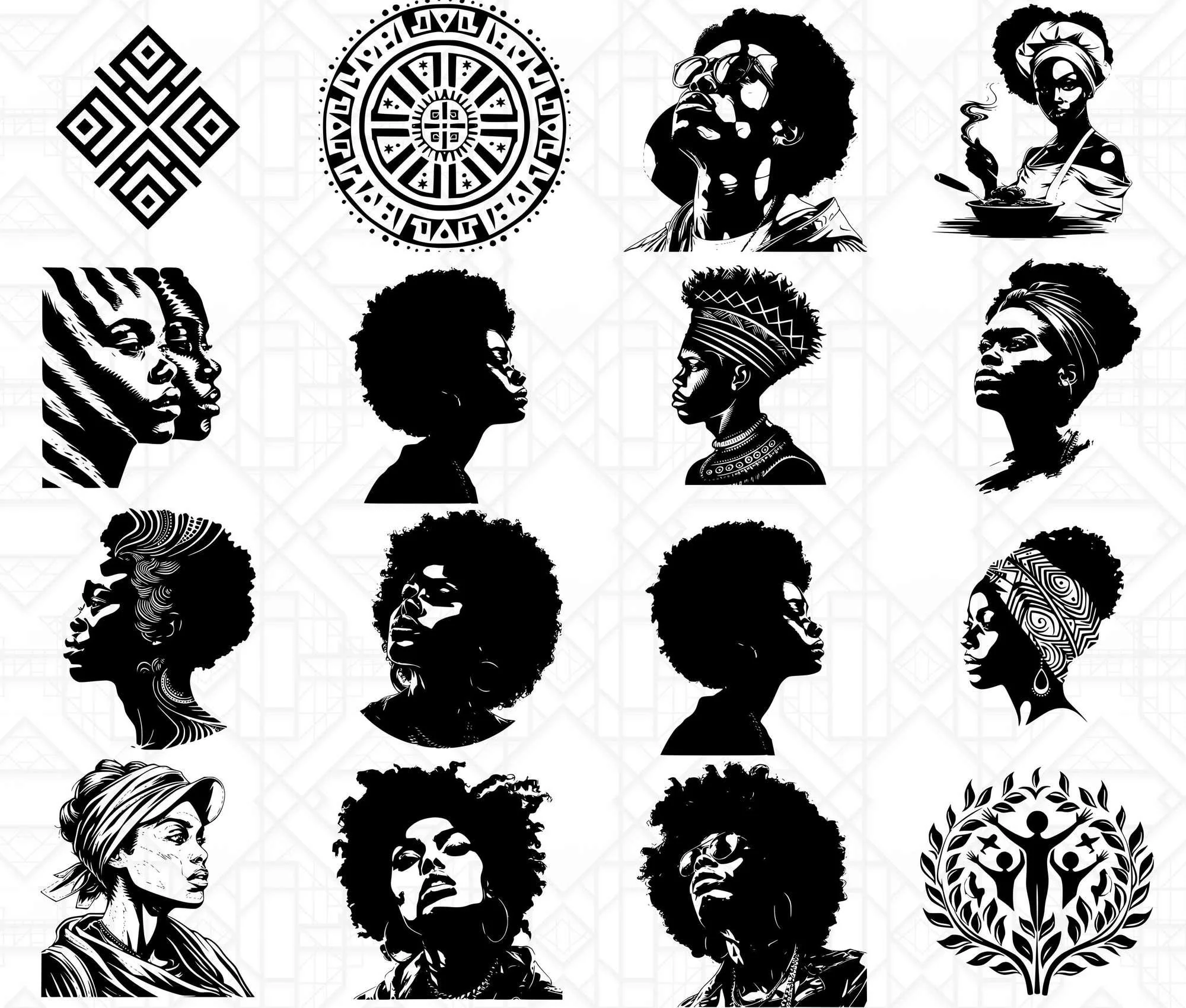 Afro American Back To School SVG Bundle - Image 3