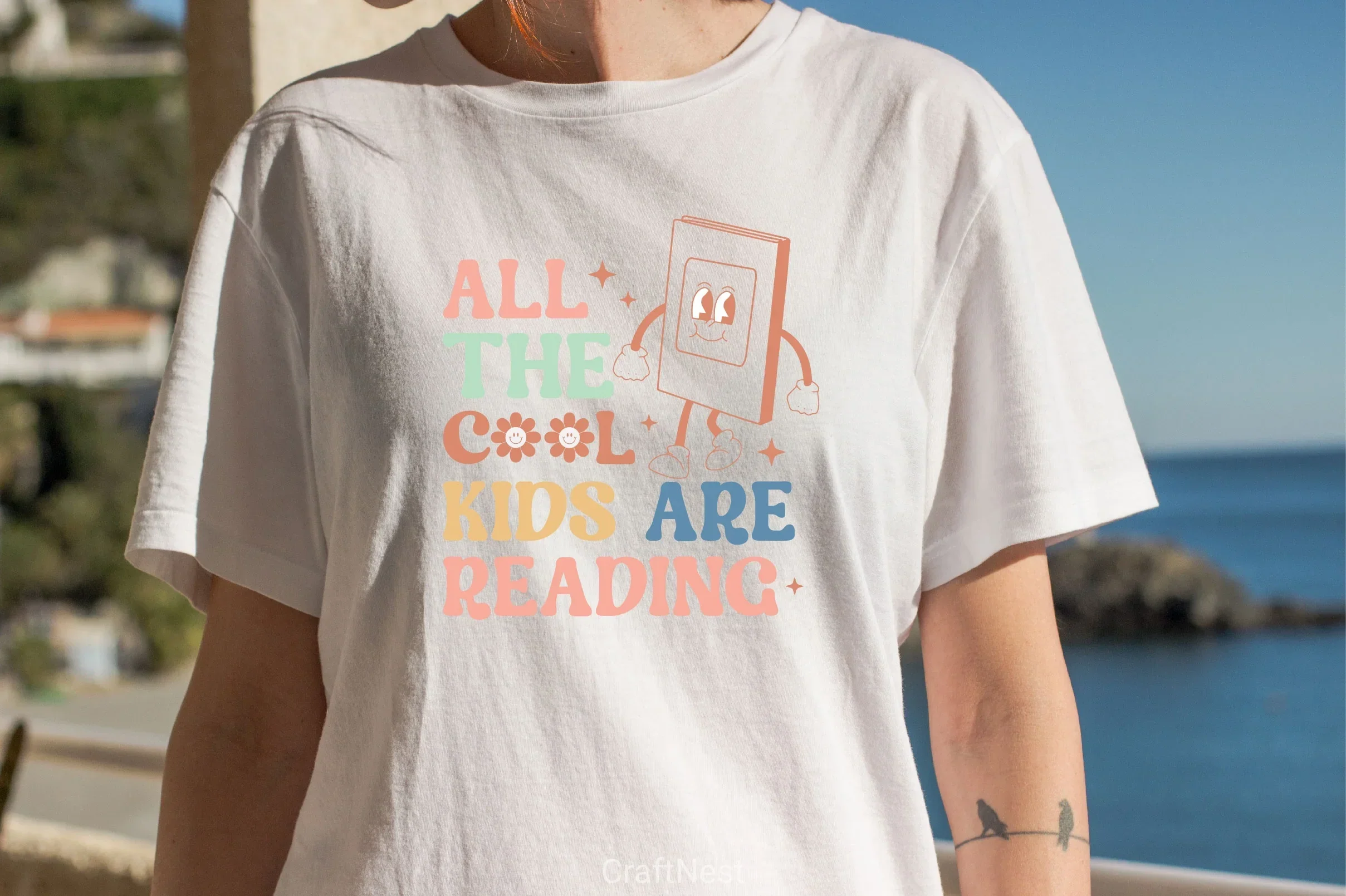 All The Cool Kids Are Reading SVG Bundle - Image 4