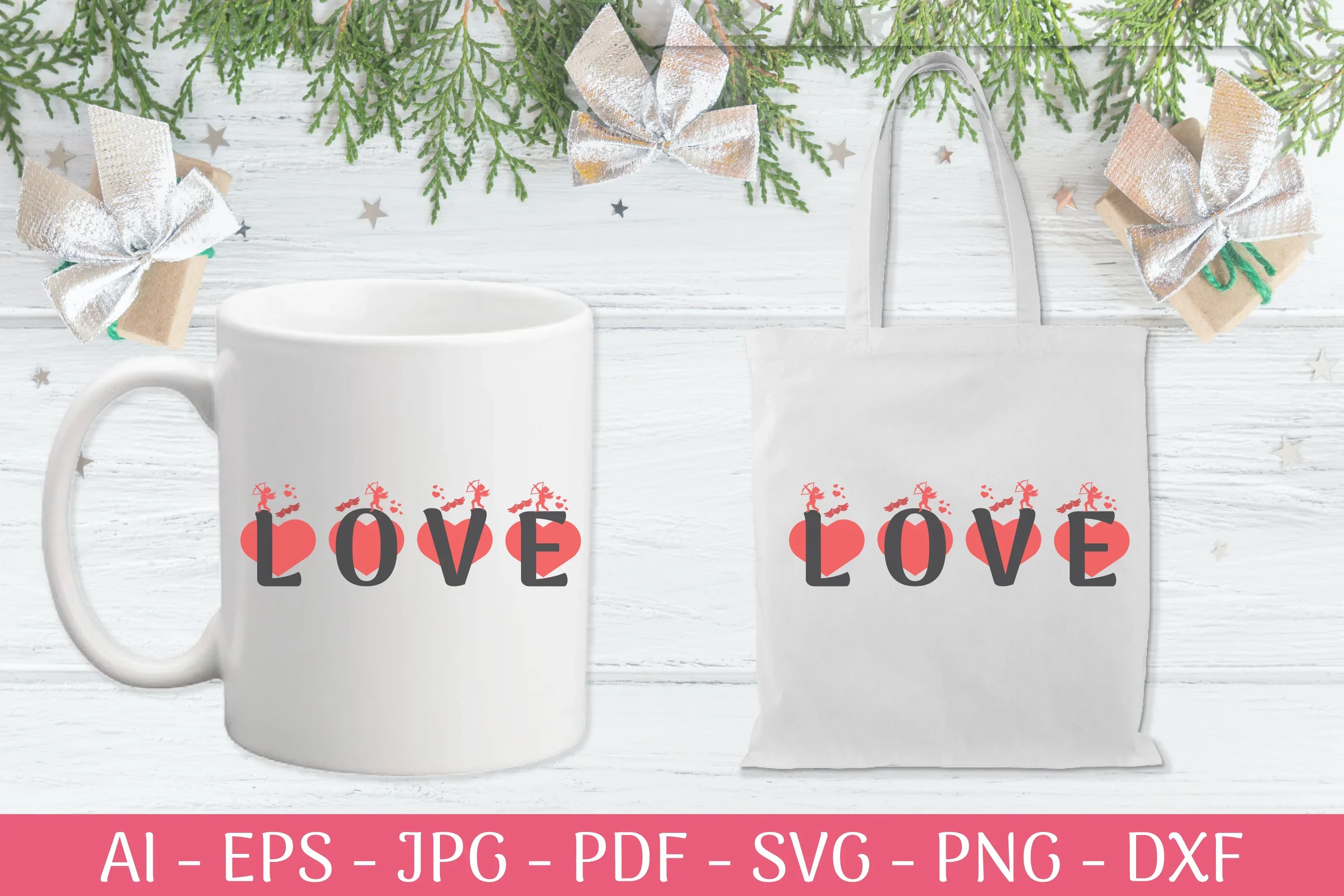 Alphabet Valentine SVG Bundle