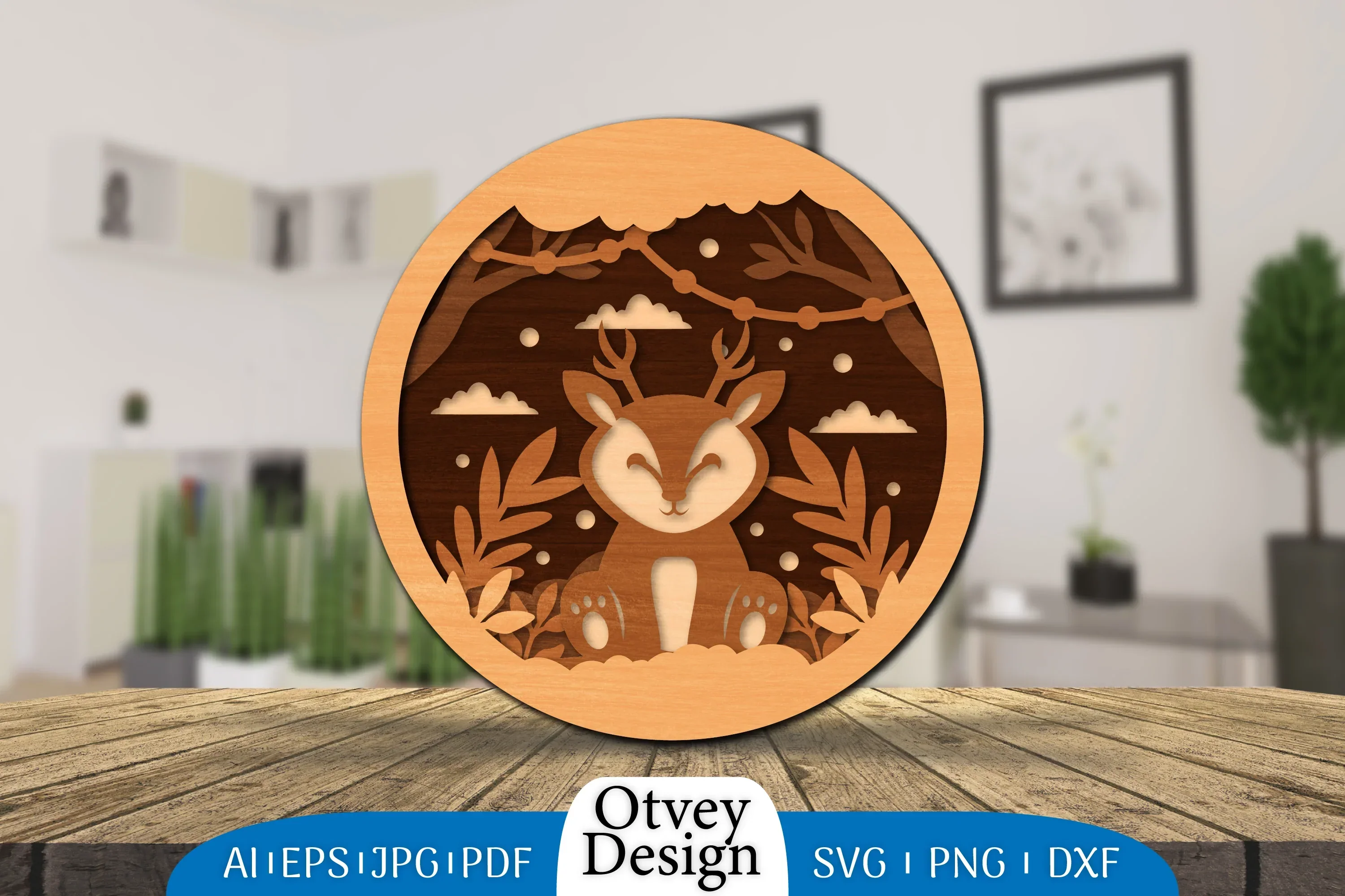 Animals 3D Layered Lasercut SVG Bundle