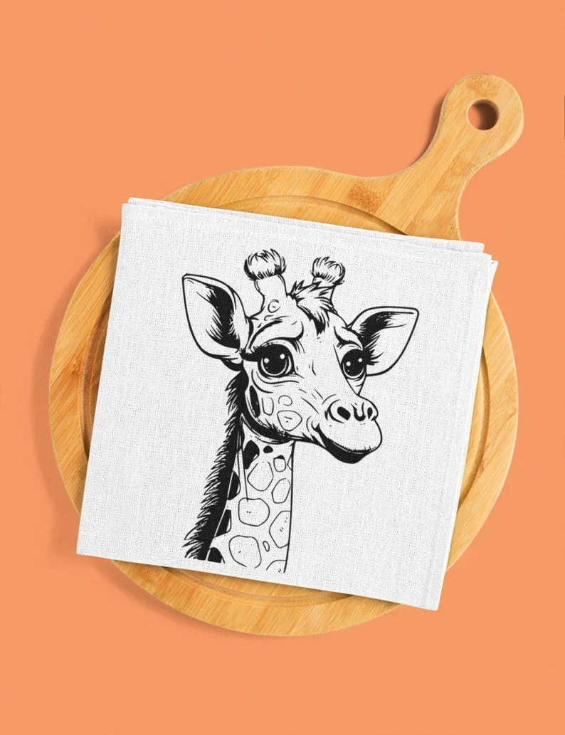 Baby Giraffes SVG Bundle - Image 7