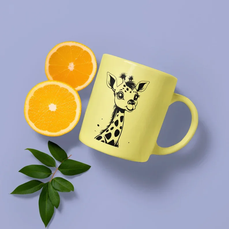 Baby Giraffes SVG Bundle - Image 8