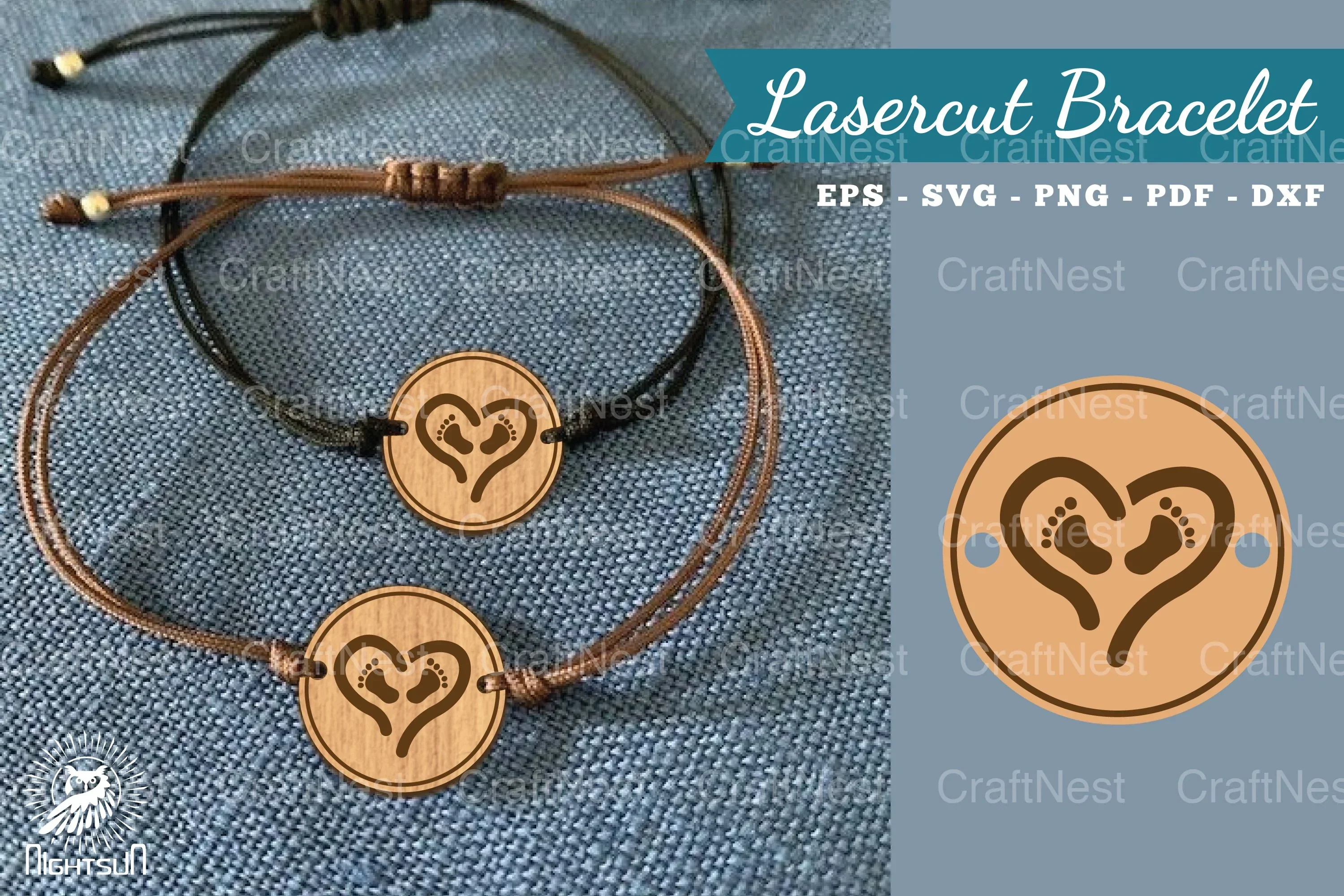 Baby Love Lasercut Bracelet Design Bundle