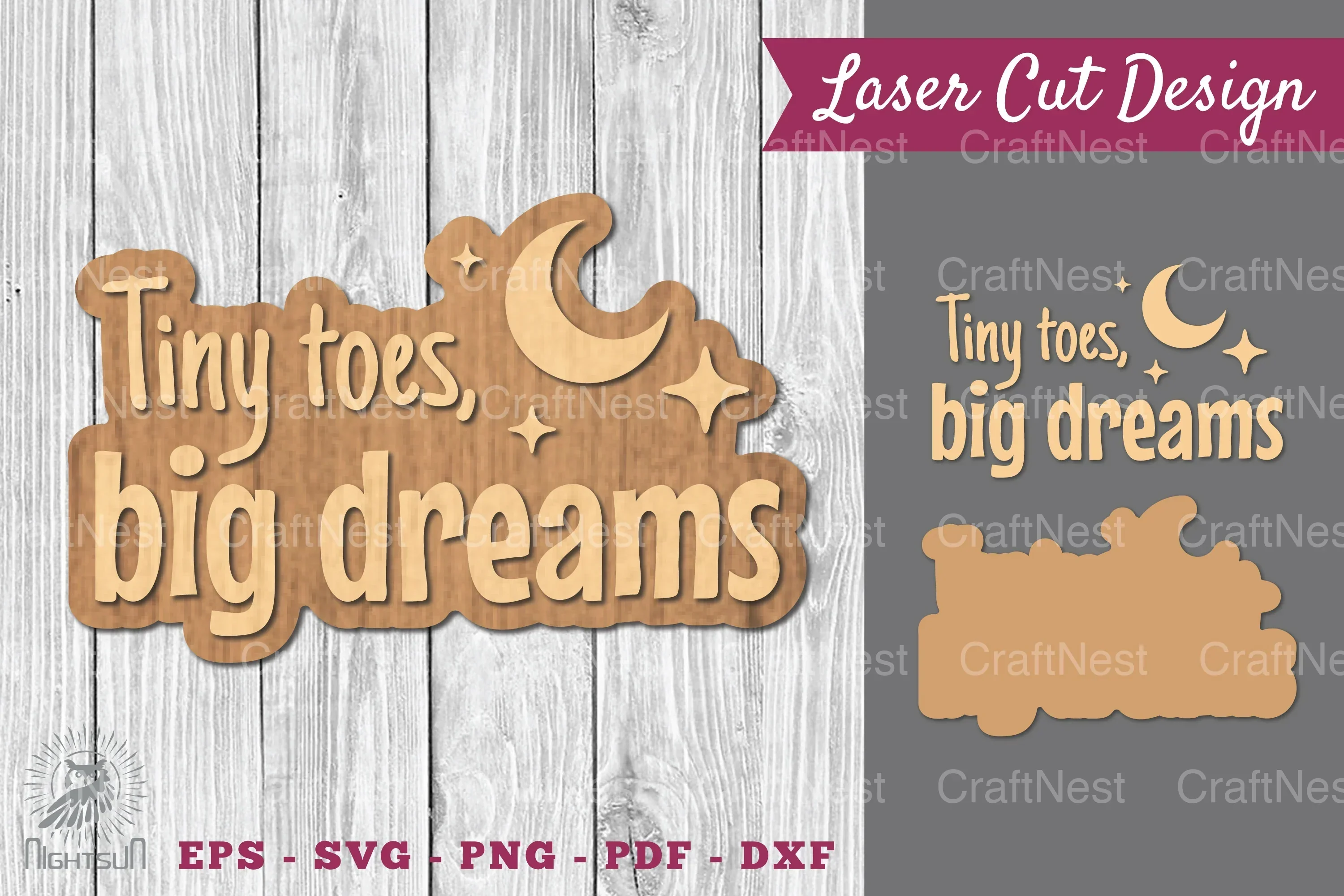 Baby Quotes Laser Cut Decoration Clipart Bundle