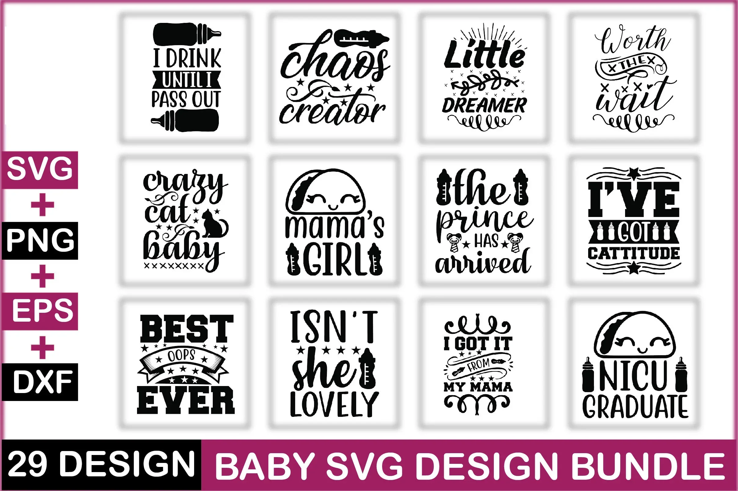 Baby SVG Bundle