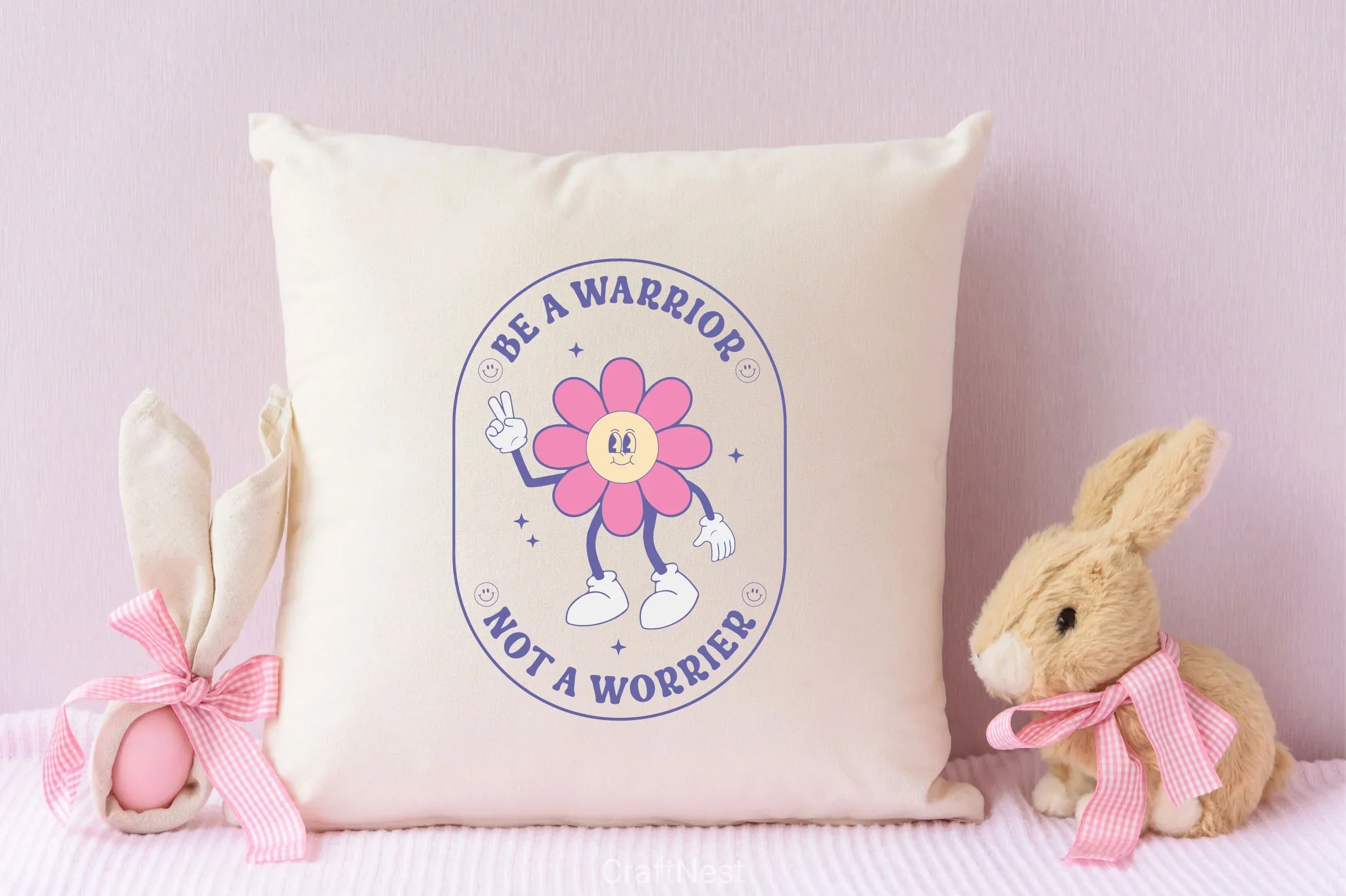 Be A Warrior Not A Worrier SVG Bundle - Image 3
