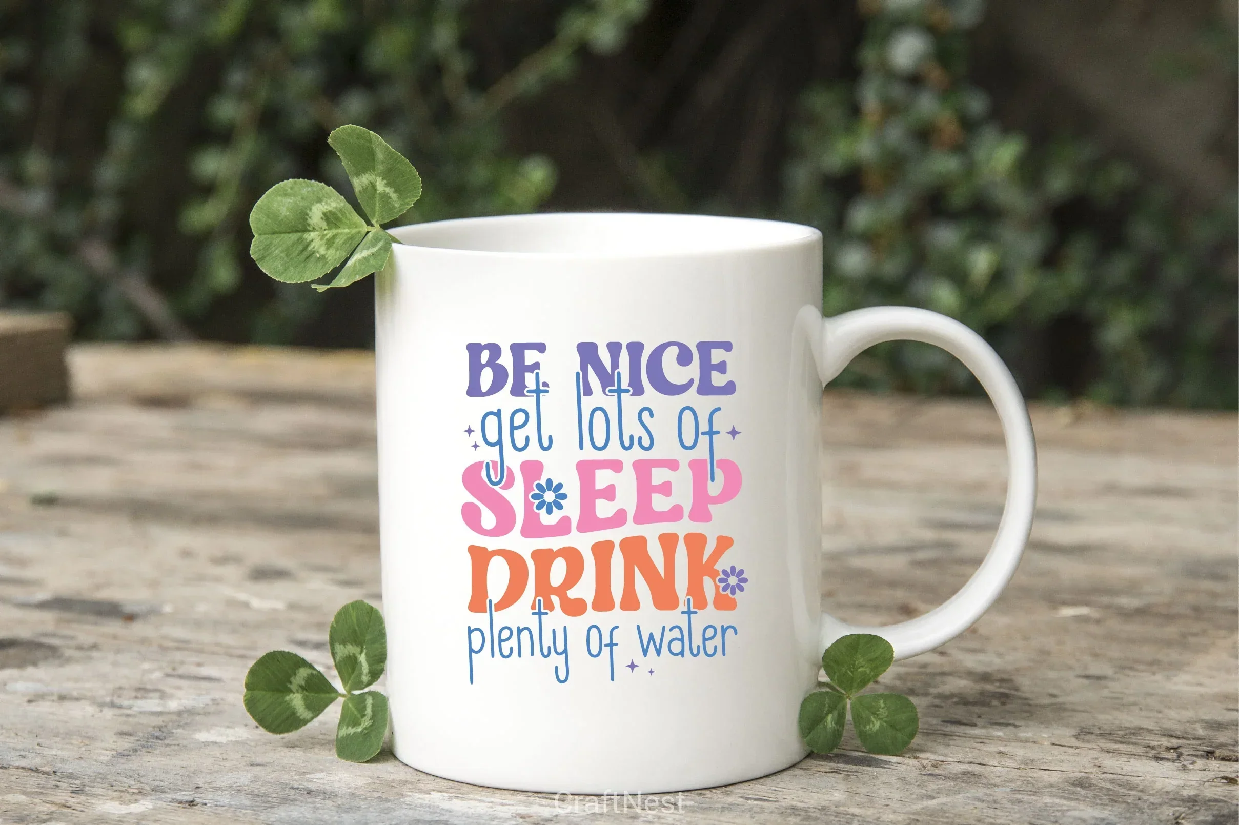 Be Nice Get Lots Of Sleep Drink Plenty Of Water SVG Bundle - Image 3