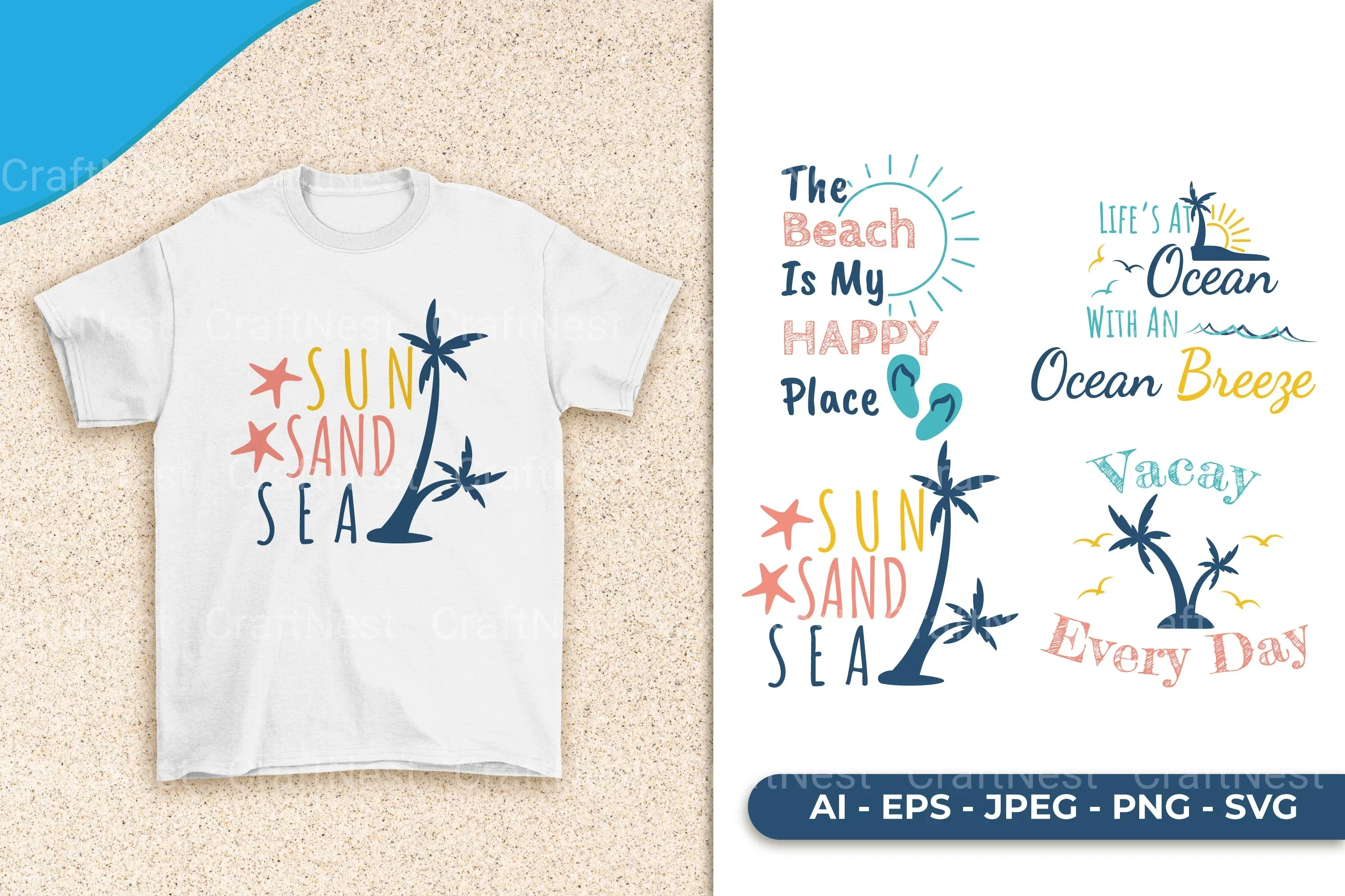 Beach Quote SVG Bundle