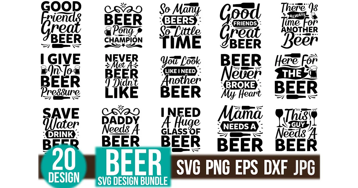 Beer SVG Bundle - Image 3