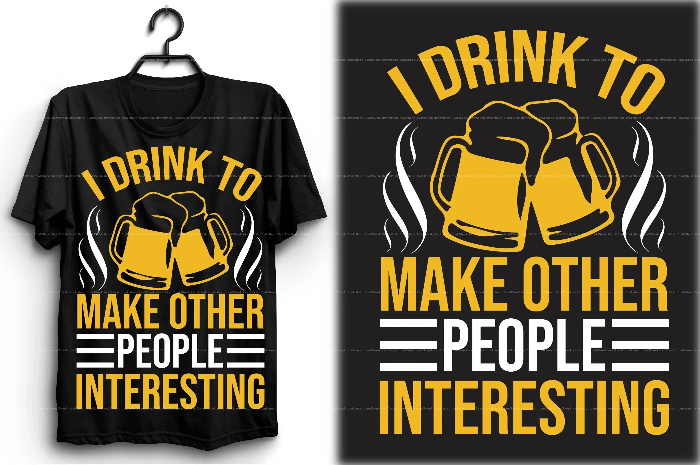 Beer T-Shirt Design SVG Bundle - Image 4