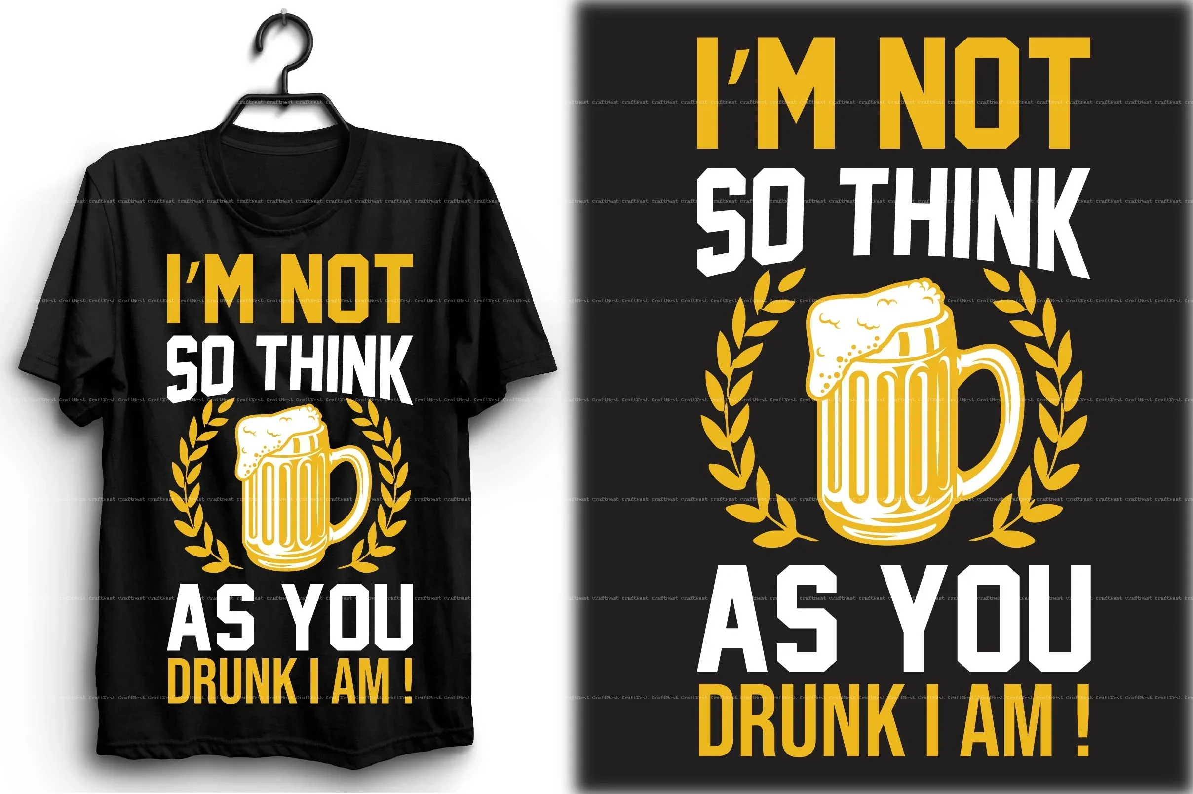 Beer T-Shirt Design SVG Bundle - Image 7