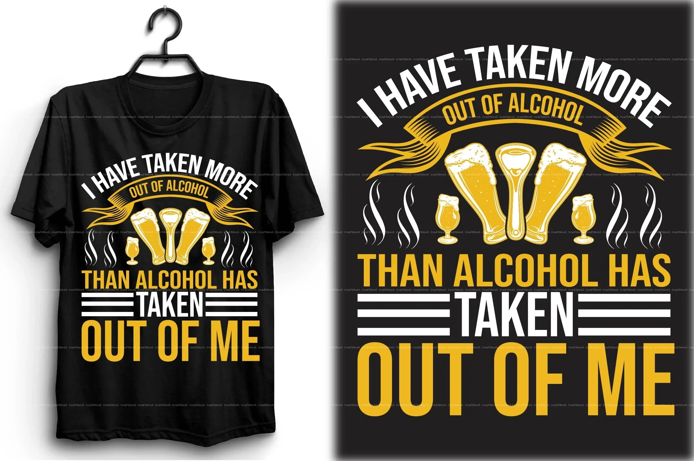 Beer T-Shirt Design SVG Bundle - Image 8