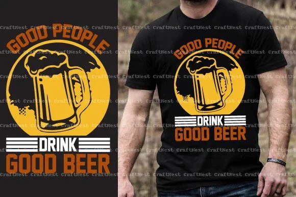 Beer T-Shirt Design SVG Bundle - Image 13