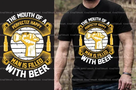 Beer T-Shirt Design SVG Bundle - Image 6