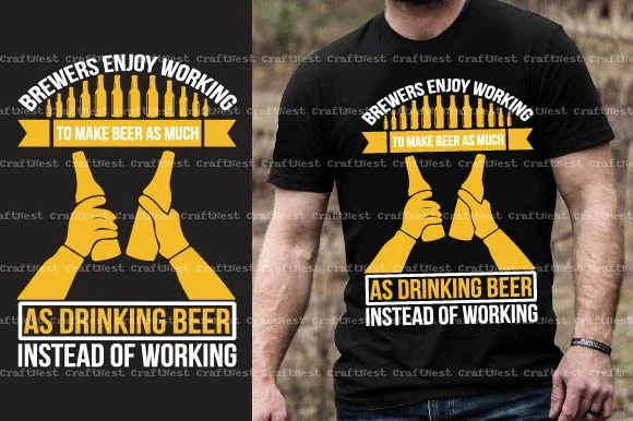 Beer T-Shirt Design SVG Bundle - Image 9
