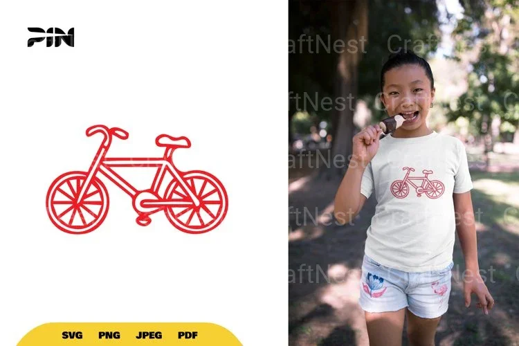 Bicycle Doodle SVG Bundle