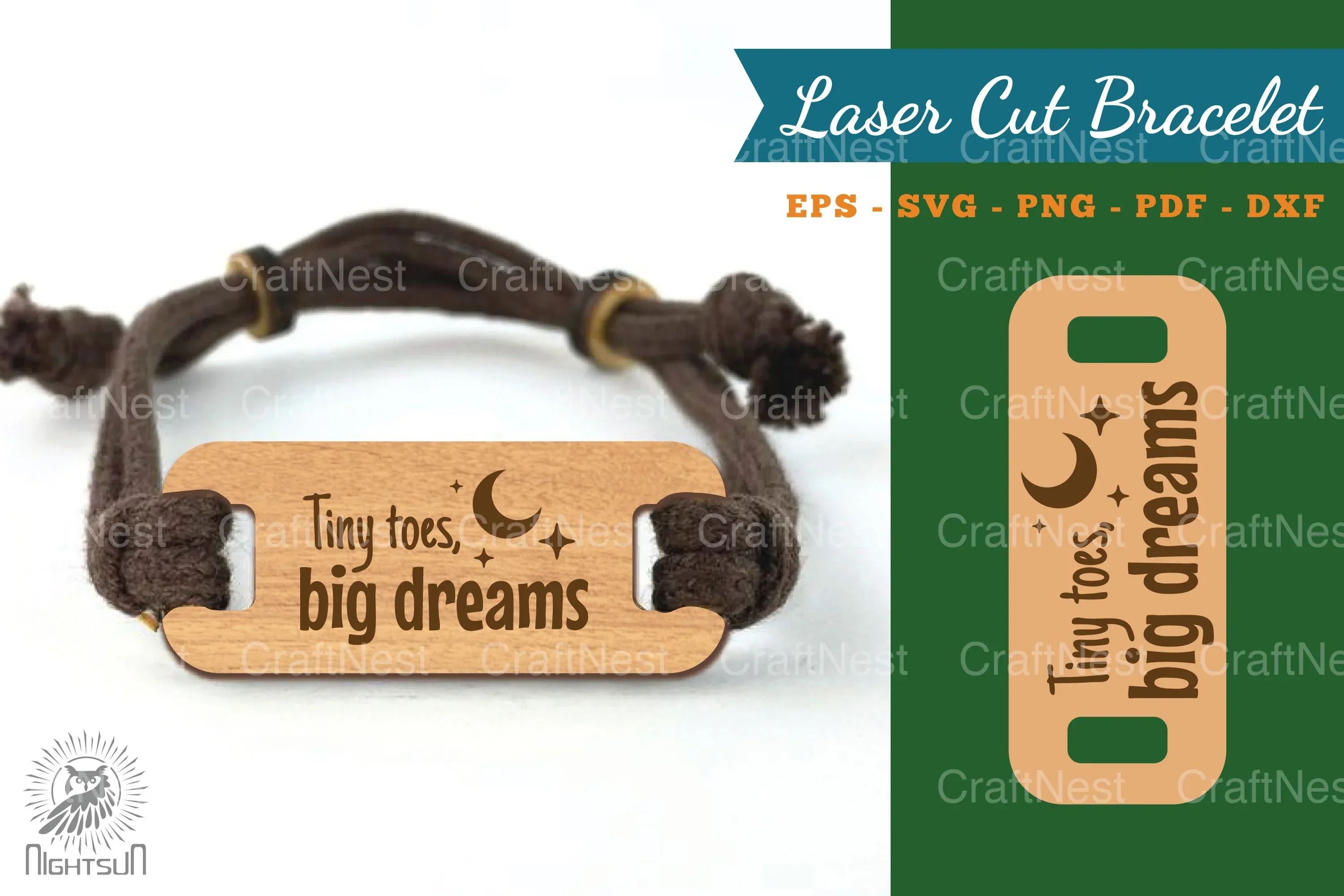 Big Dreams Laser Cut Bracelet Design Bundle