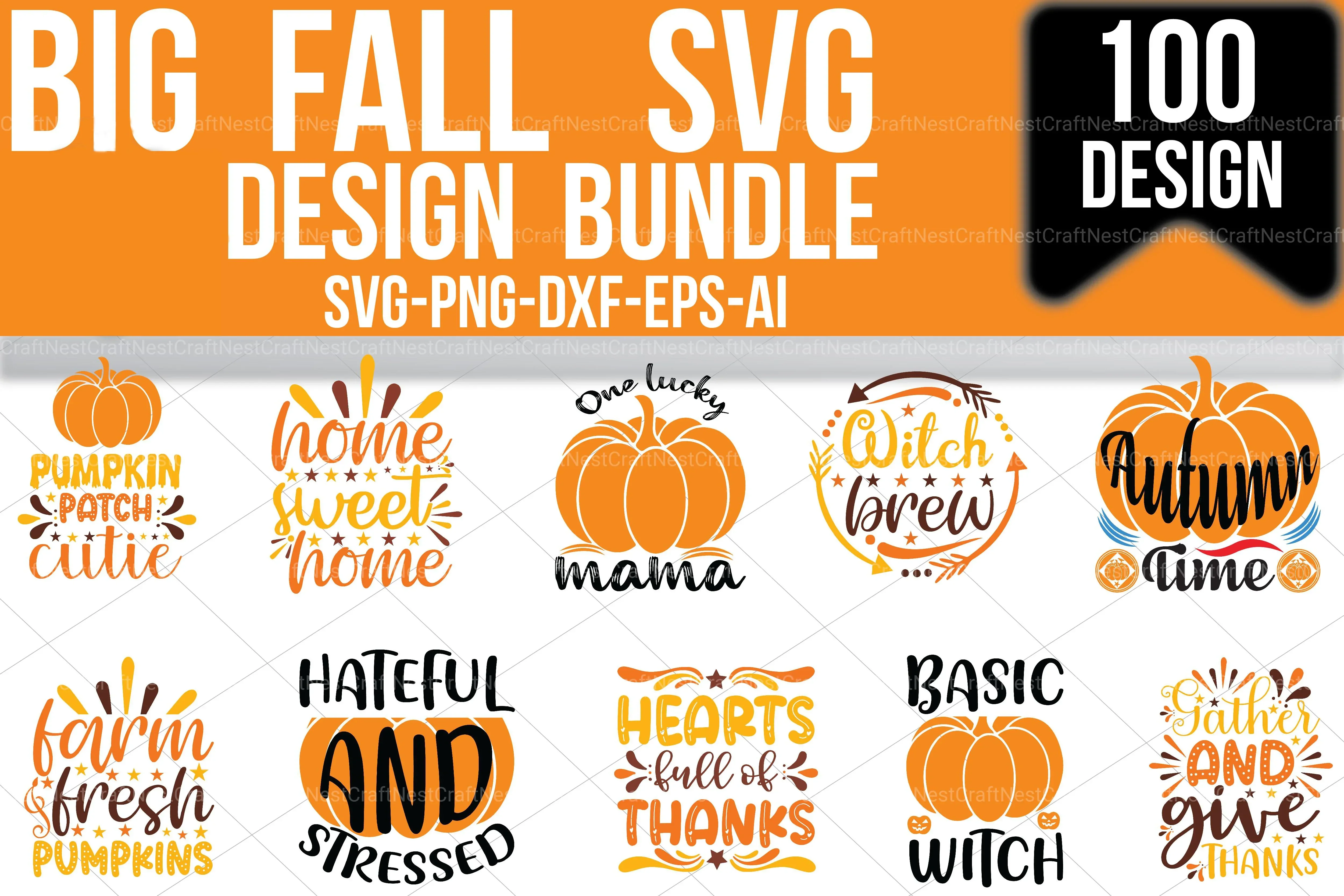 Big Fall SVG Bundle