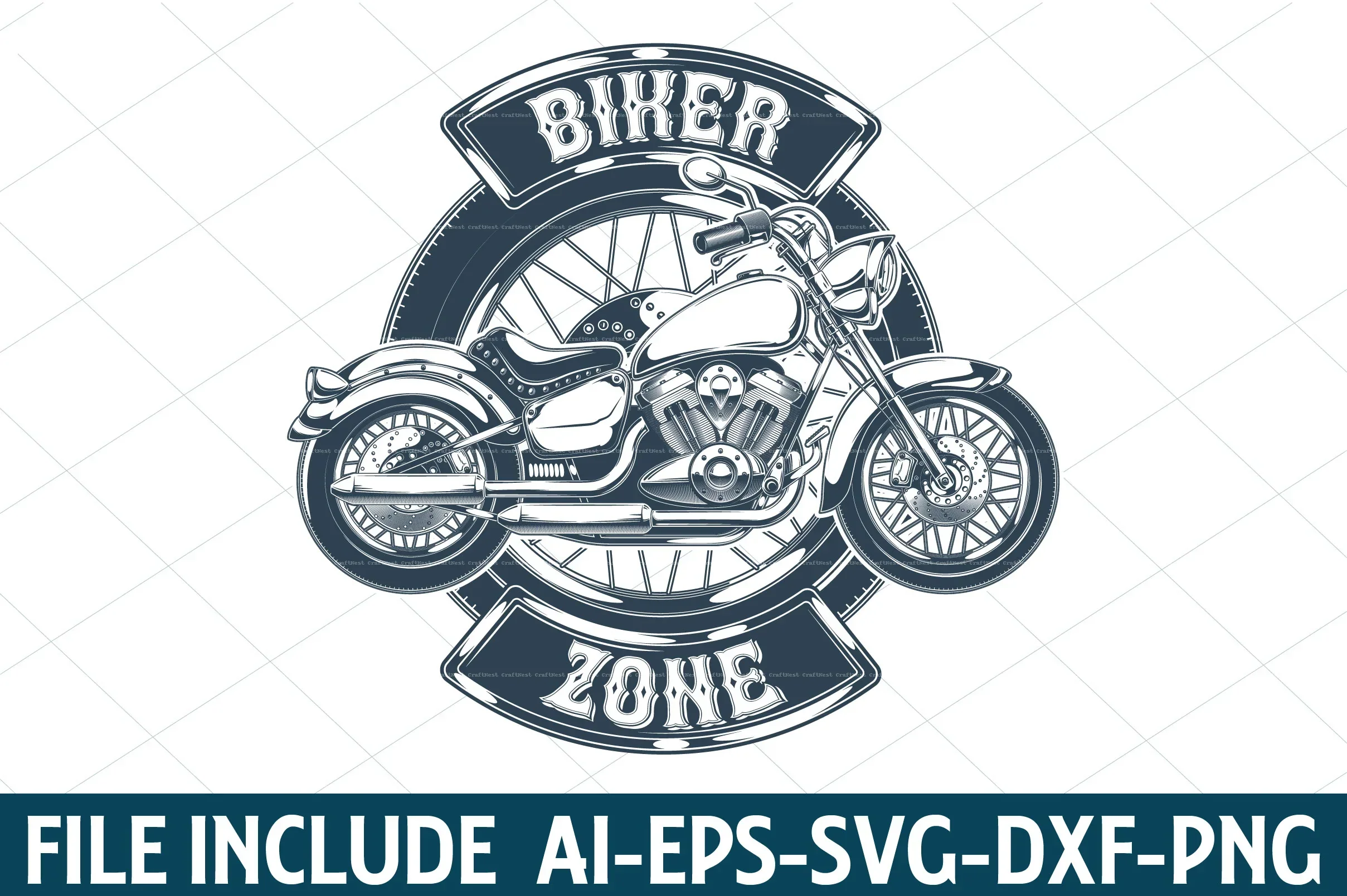 Bikes T-Shirt Design SVG Bundle - Image 6