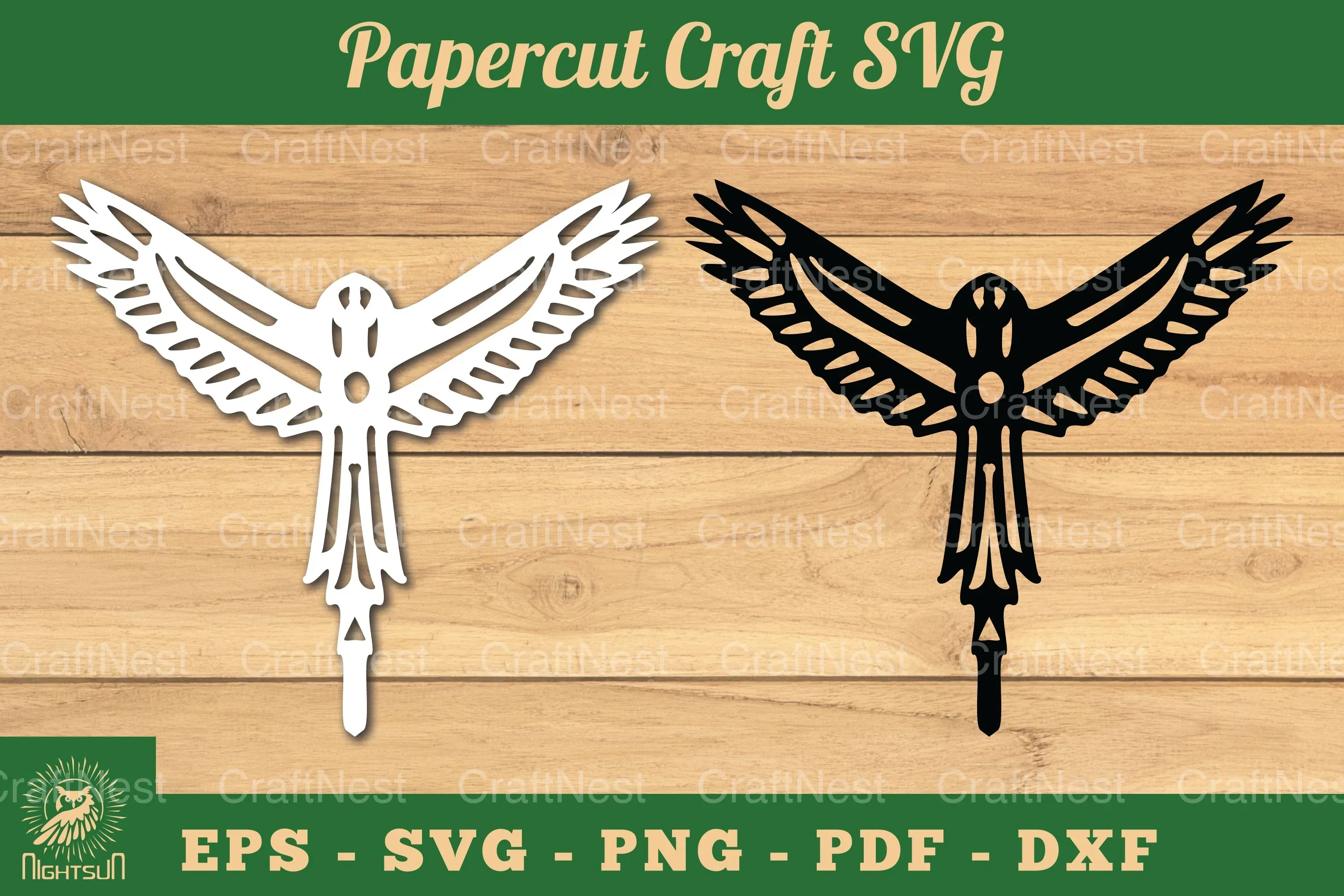 Bird Paper Cutting Craft Clipart Bundle