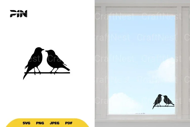 Birds on Wire SVG Bundle