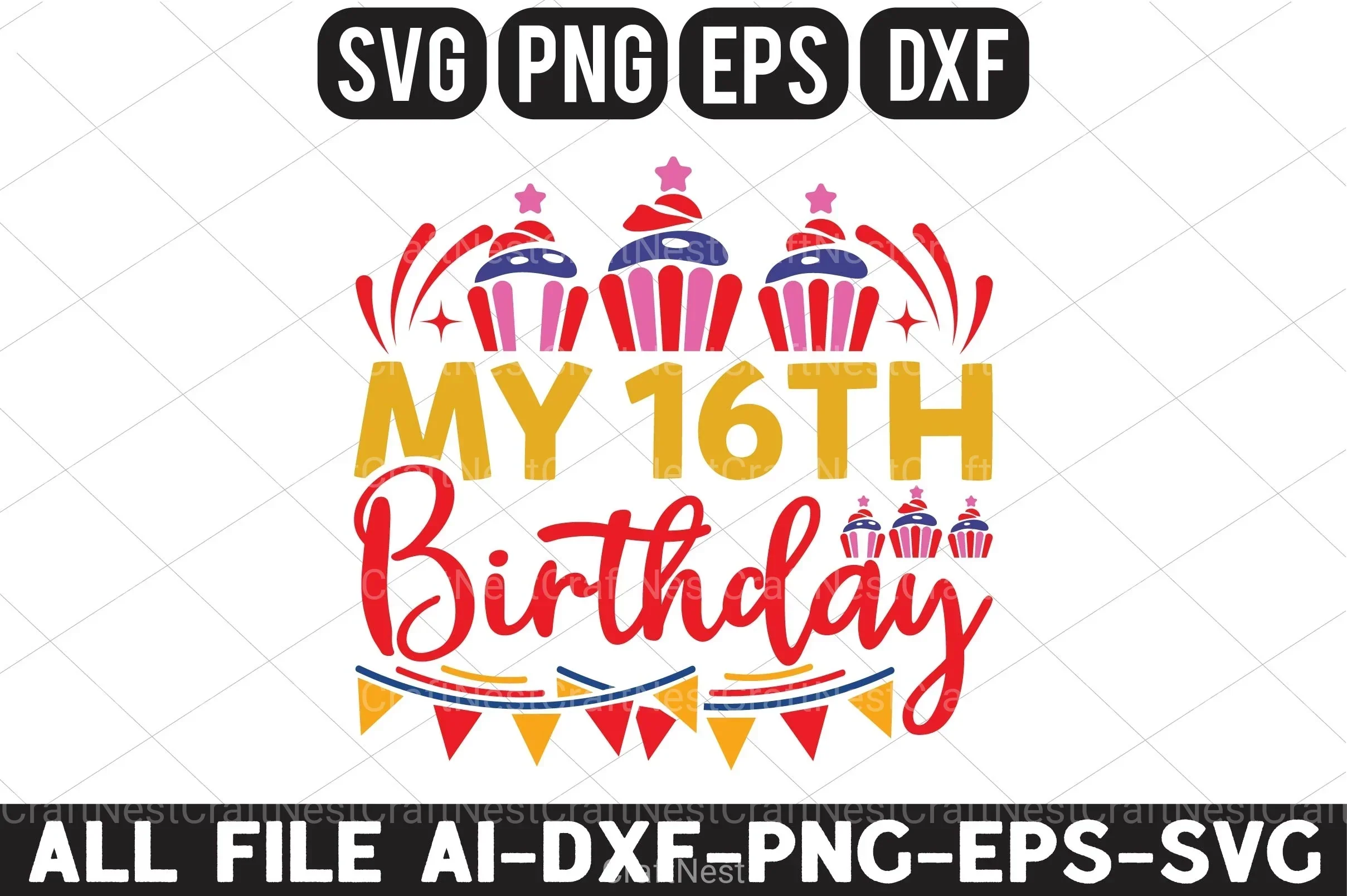 Birthday Design Bundle - Image 8