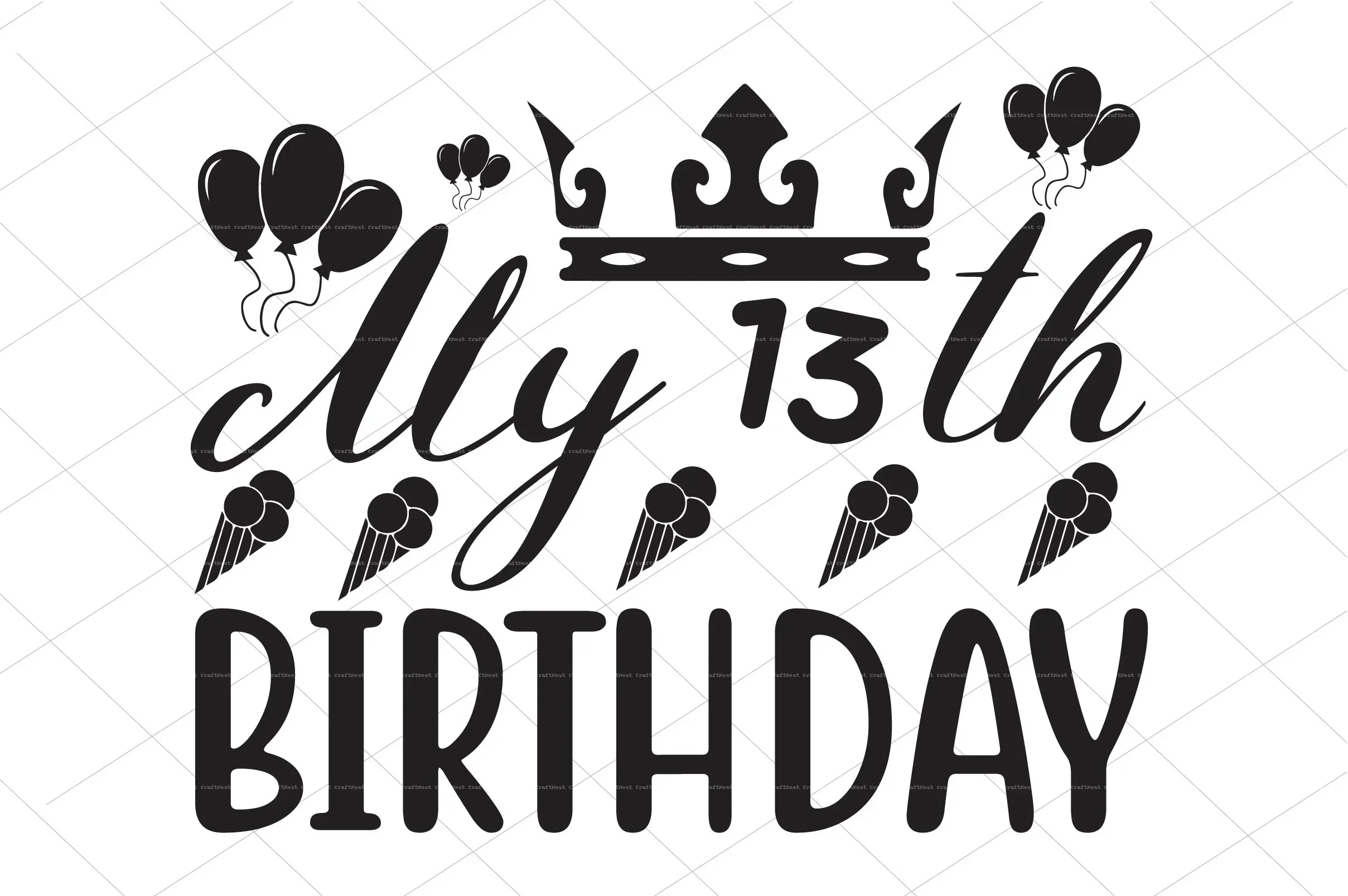 Birthday SVG Bundle - Image 10