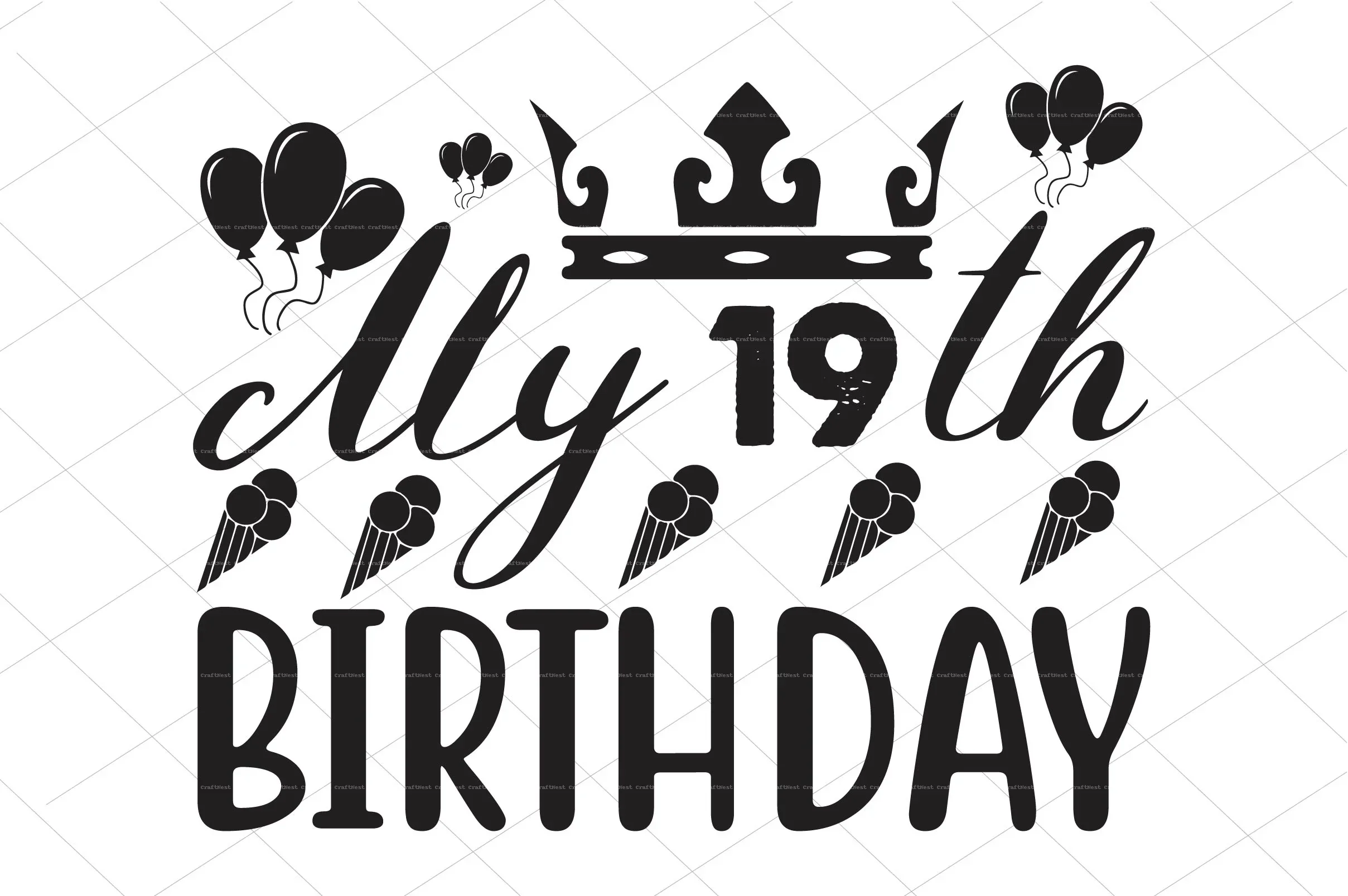 Birthday SVG Bundle - Image 4