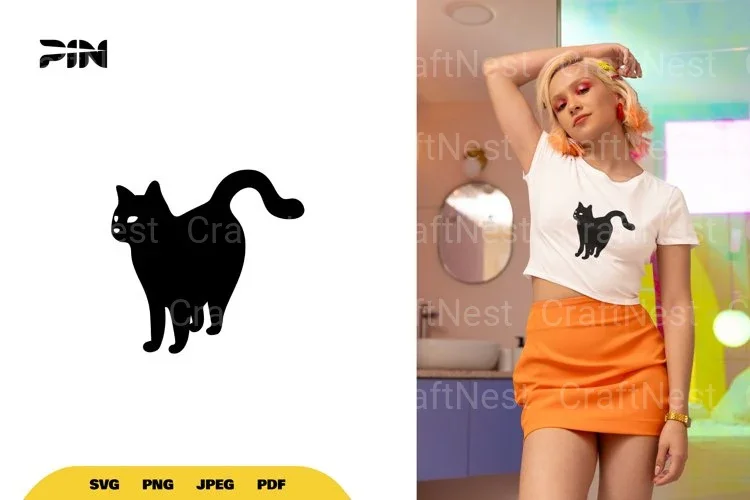 Black Cat Halloween SVG Bundle