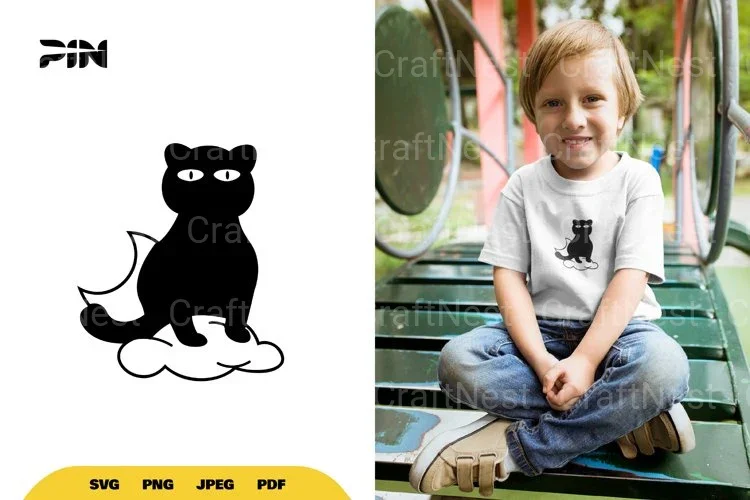 Black Cat Halloween SVG Bundle