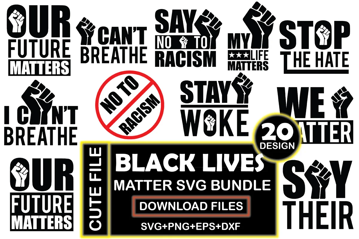 Black Lives Matter SVG Bundle - Image 2
