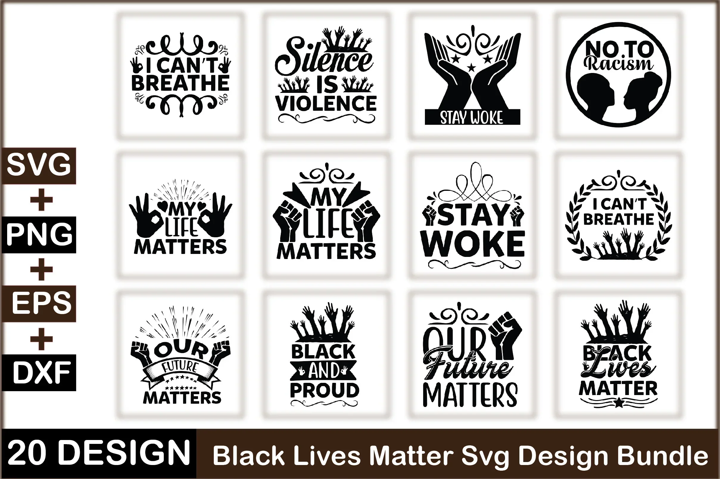 Black Lives Matter SVG Bundle