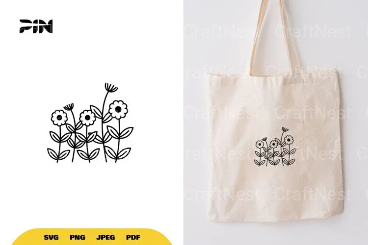 Blooming Wildflowers SVG Bundle