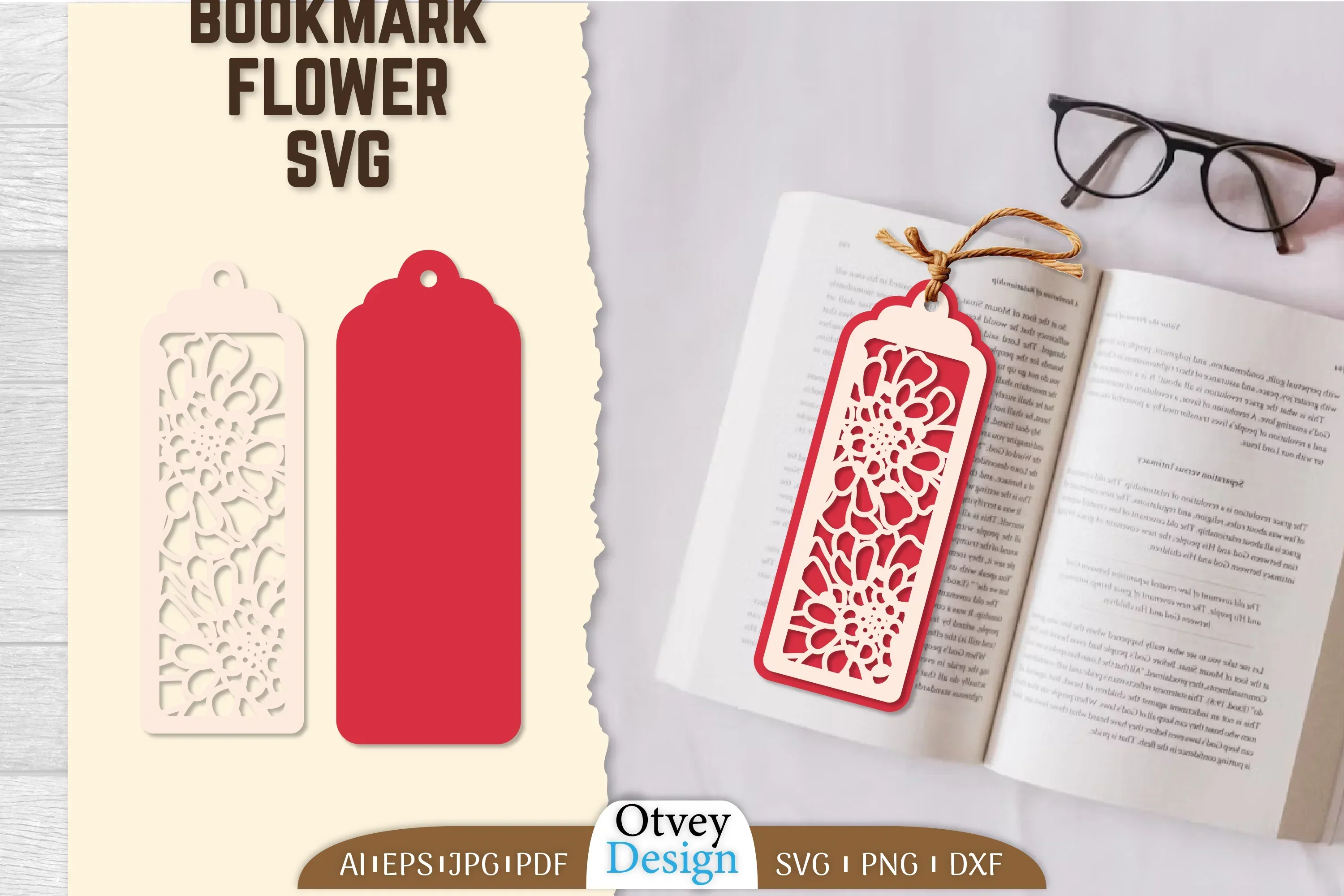 Bookmark Flower SVG Bundle