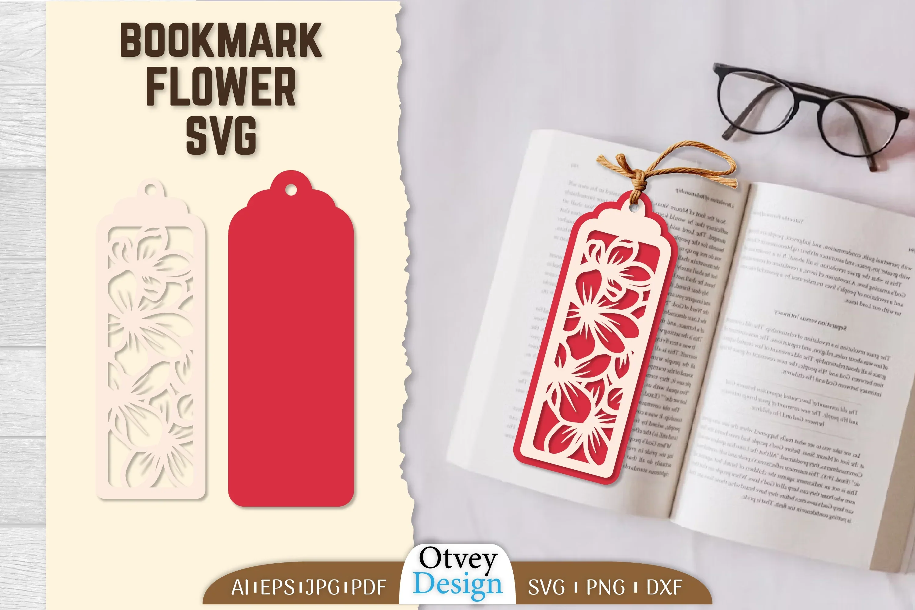 Bookmark Flower SVG Bundle