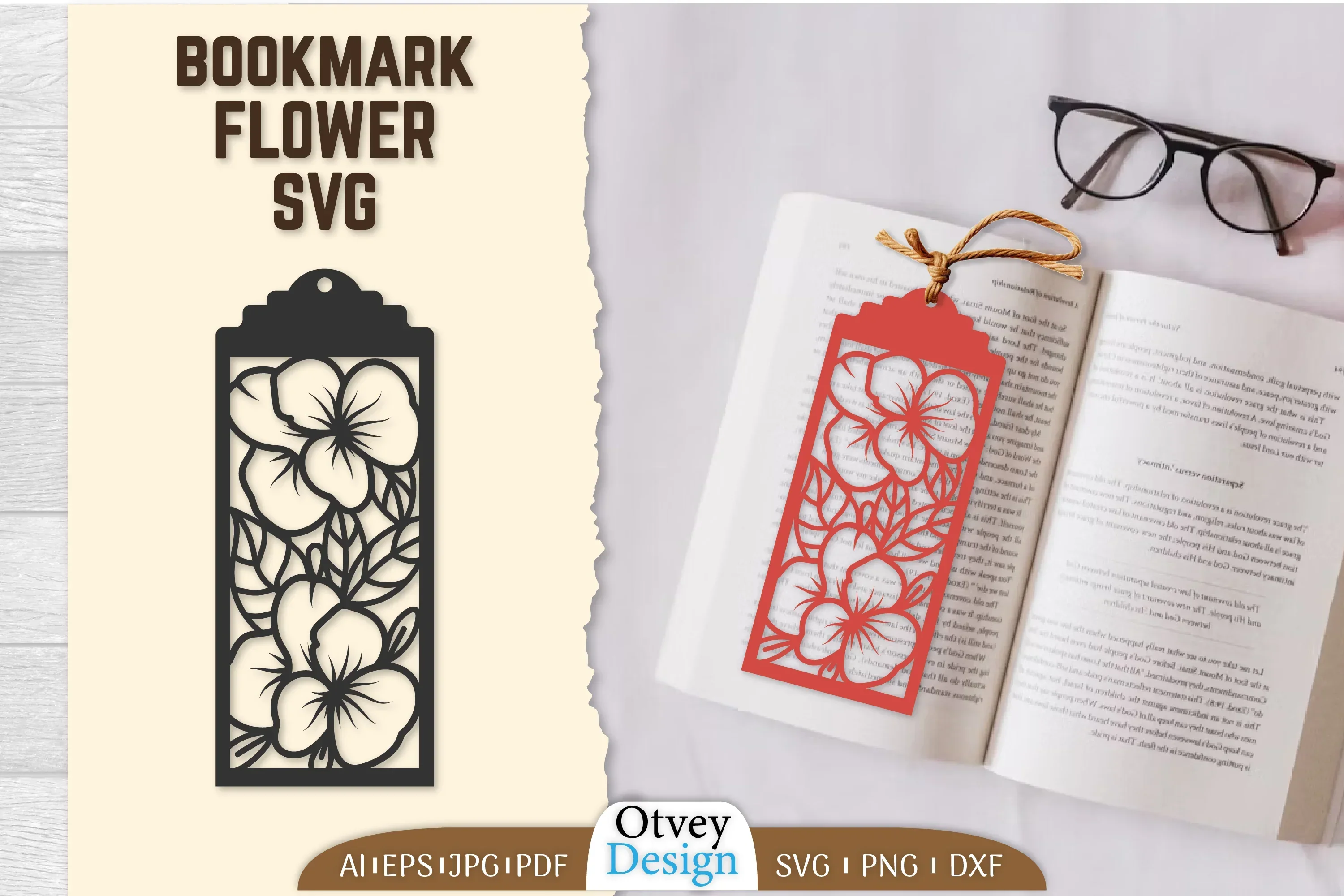 Bookmark Flower SVG Bundle