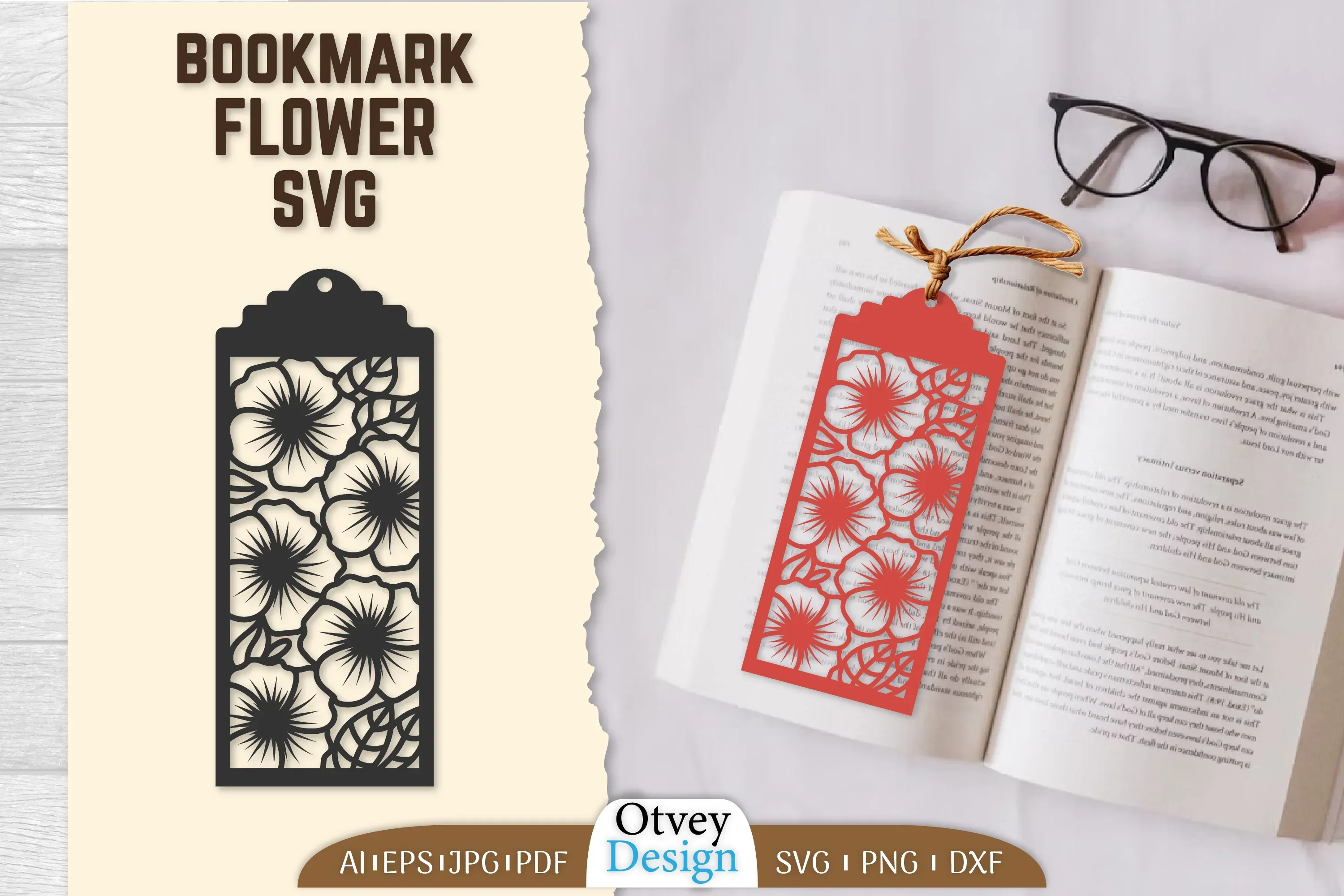 Bookmark Flower SVG Bundle