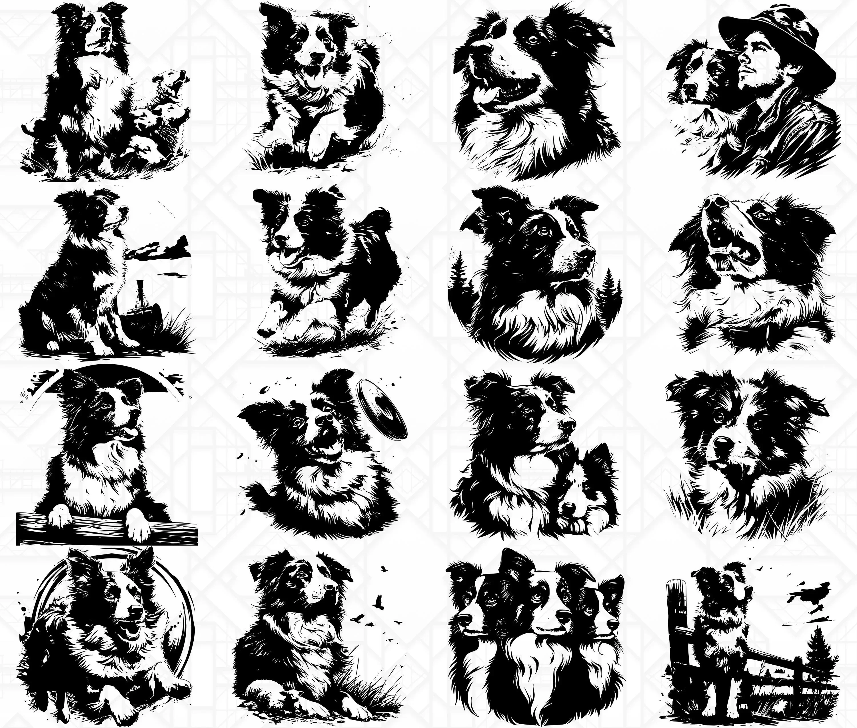 Border Collie SVG Bundle - Image 4