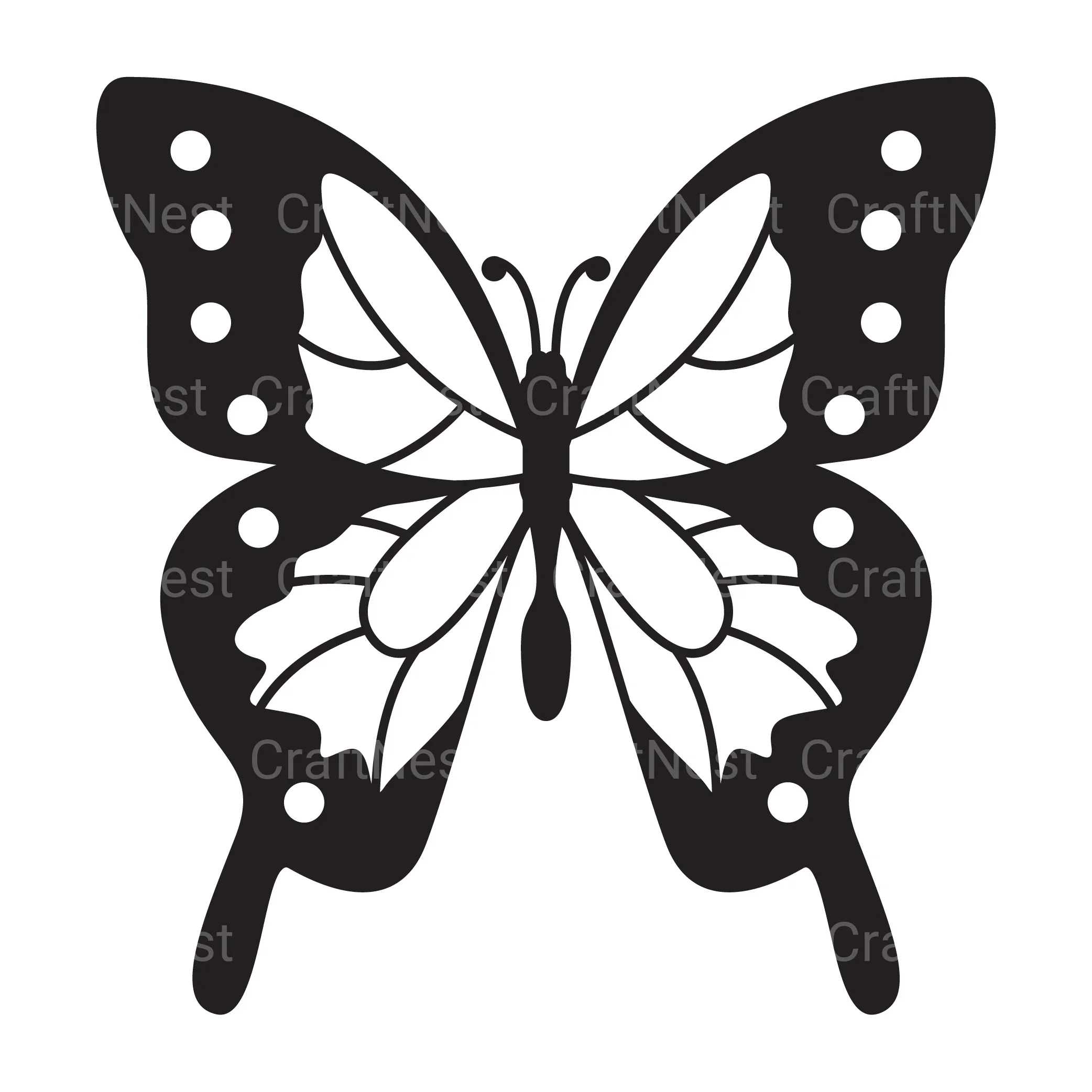 Butterfly 3D Layered Papercut Clipart Bundle - Image 7