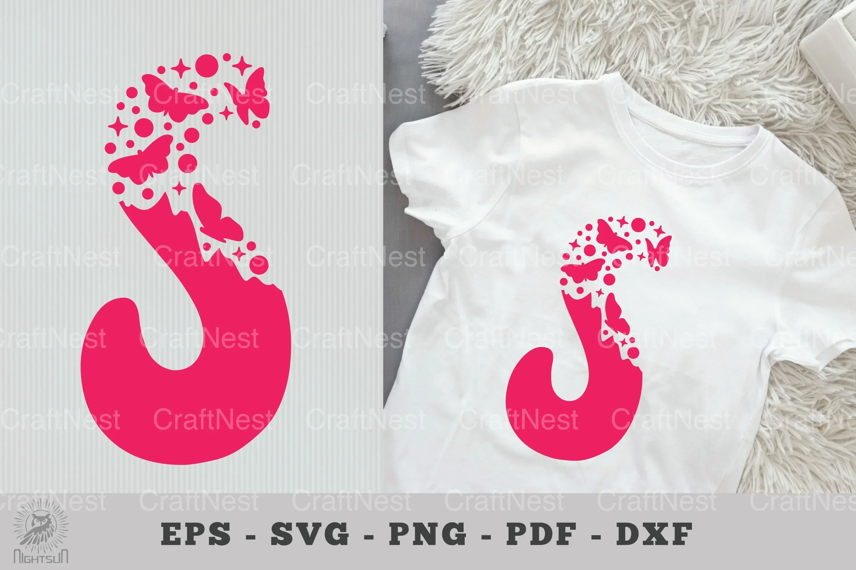 Butterfly Alphabet Letter S Clipart Bundle